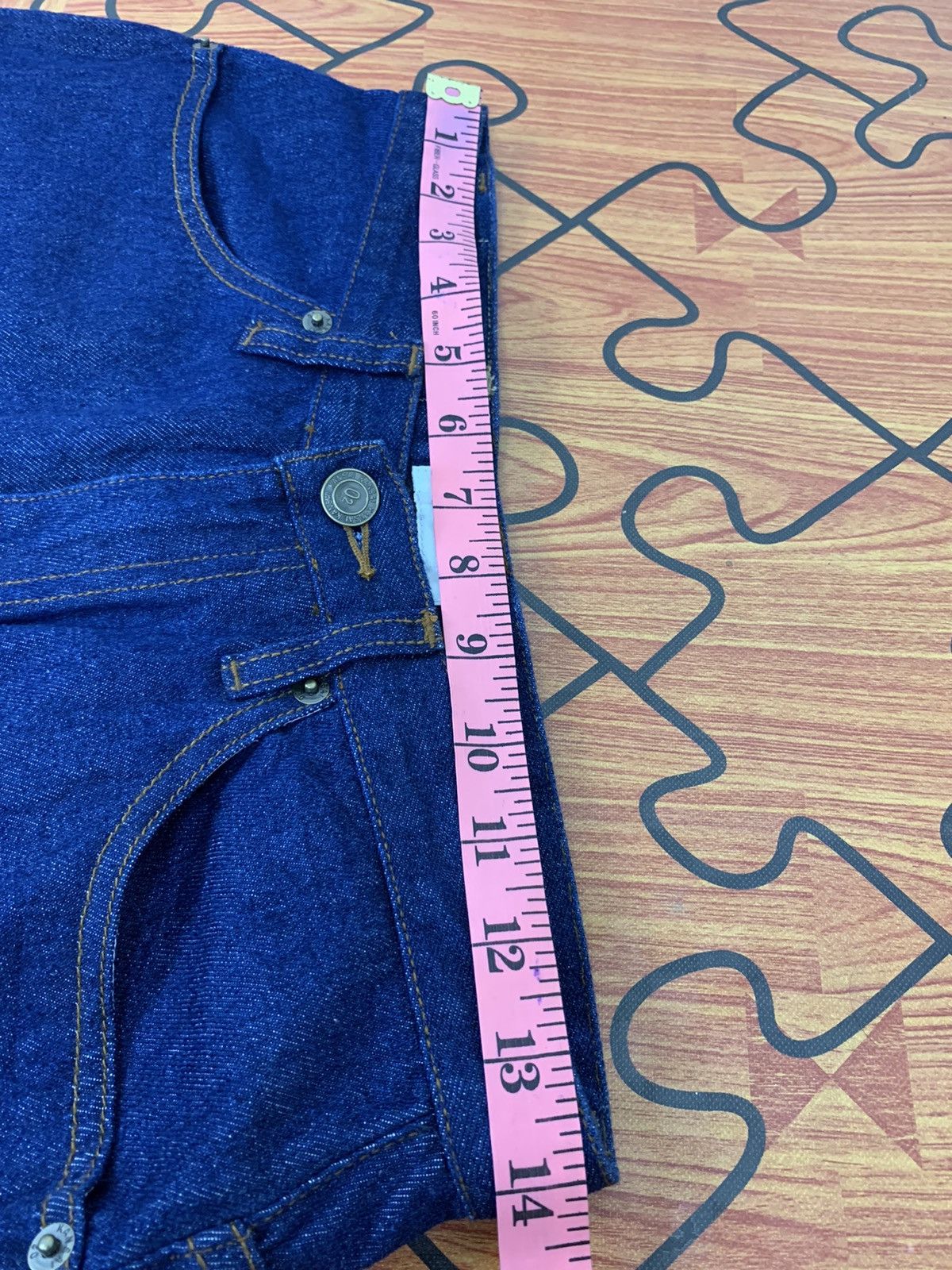 Japanese Brand × Kansai Yamamoto Kansai Yamamoto Flare Denim Pants Size US 28 / EU 44 - 17 Thumbnail