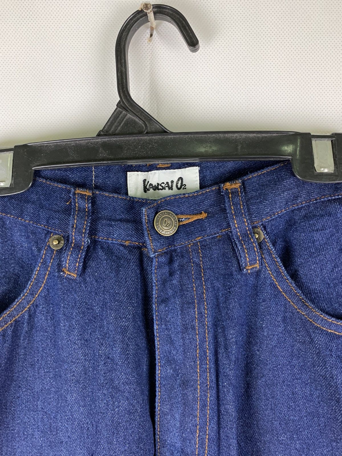 Japanese Brand × Kansai Yamamoto Kansai Yamamoto Flare Denim Pants Size US 28 / EU 44 - 9 Thumbnail