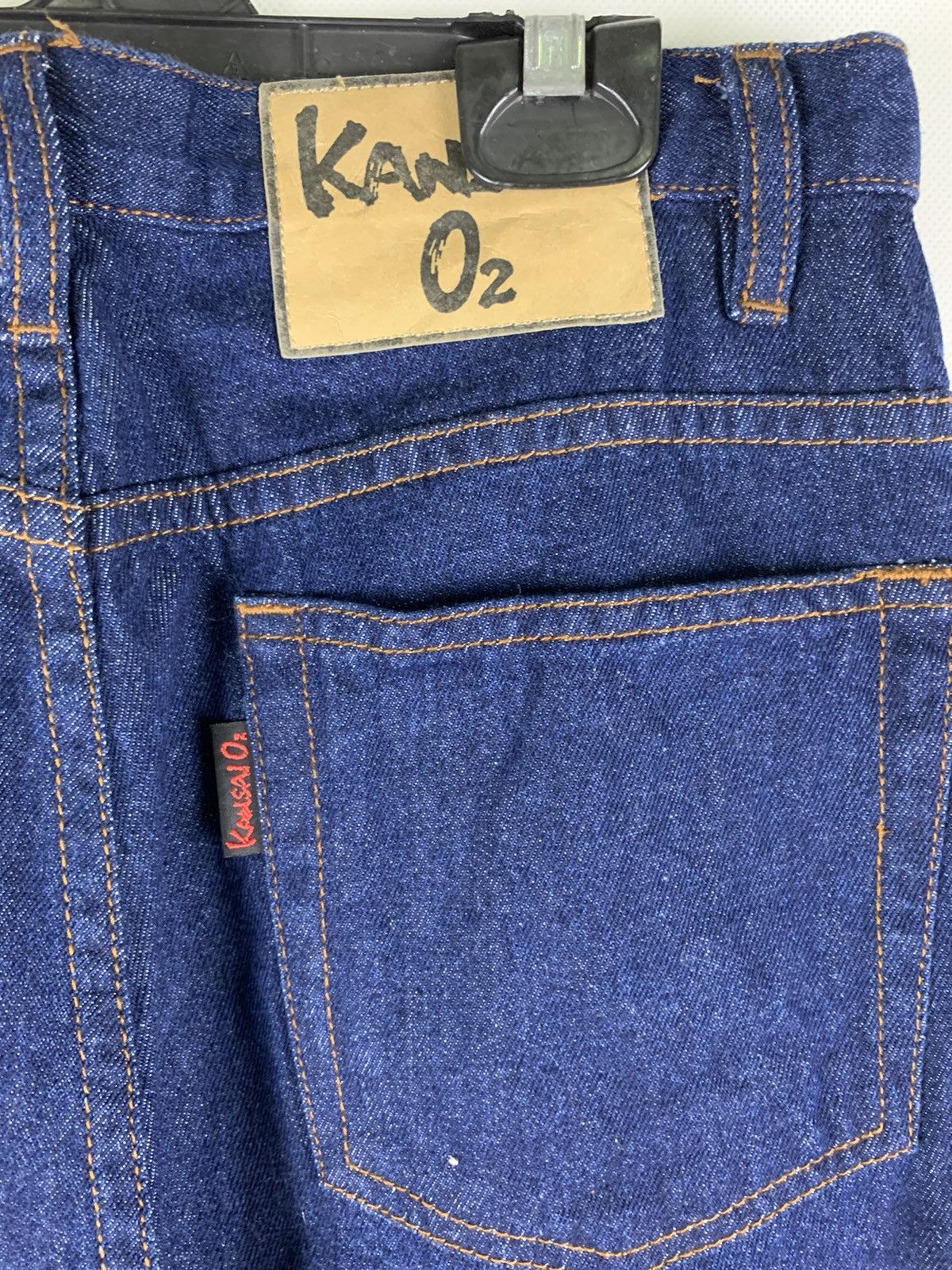 Japanese Brand × Kansai Yamamoto Kansai Yamamoto Flare Denim Pants Size US 28 / EU 44 - 12 Thumbnail