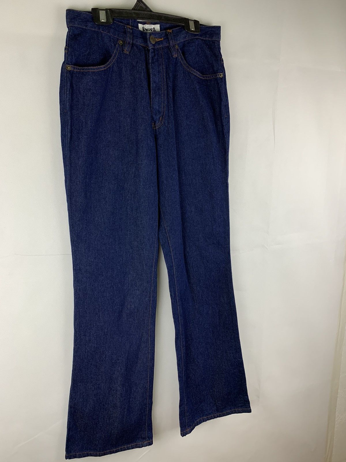 Japanese Brand × Kansai Yamamoto Kansai Yamamoto Flare Denim Pants Size US 28 / EU 44 - 3 Thumbnail
