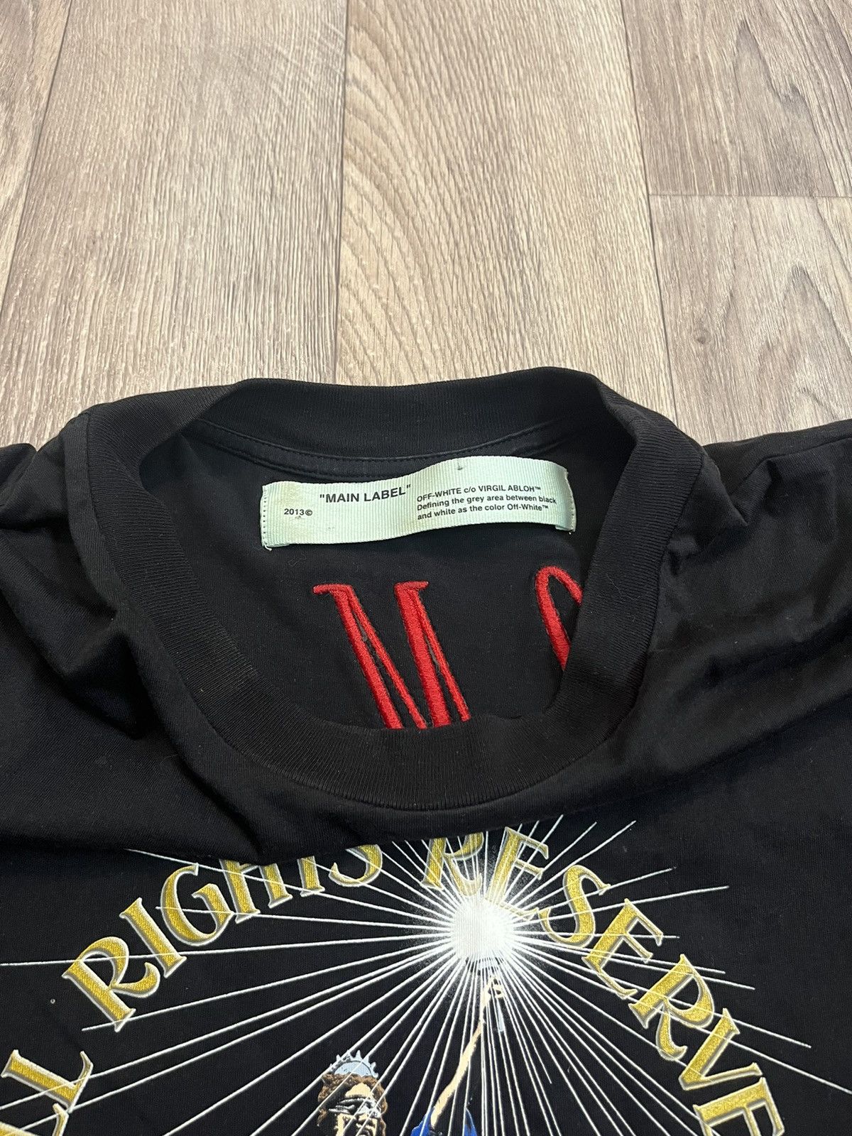 Off-White SS18 Off-White All Rights Reserved T-Shirt Size S / US 4 / IT 40 - 3 Thumbnail