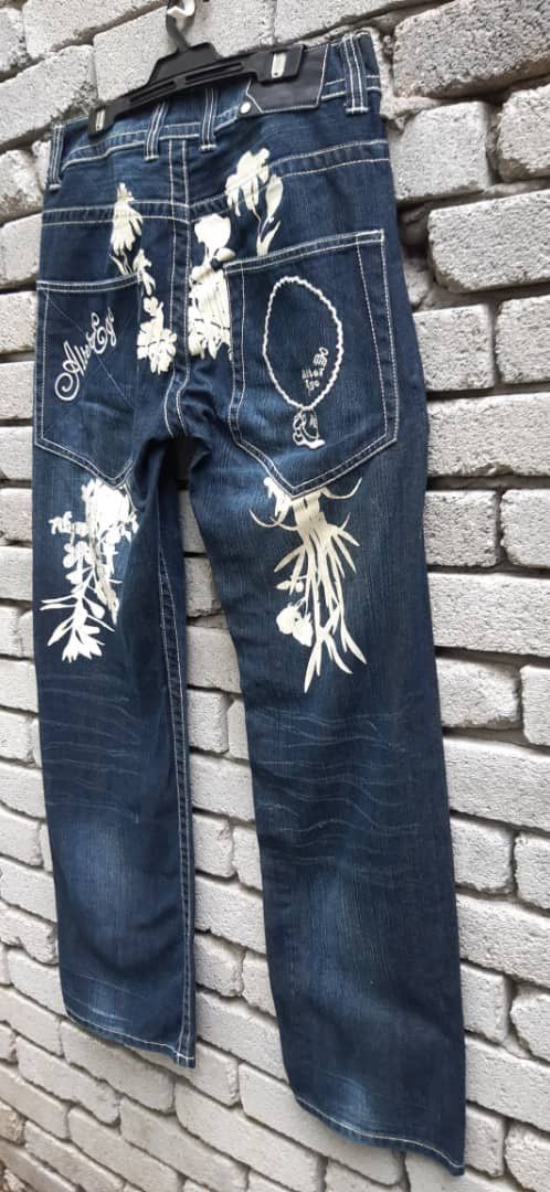 Art Comes First × Japanese Brand Alter Ego Denim pants Size US 28 / EU 44 - 6 Thumbnail
