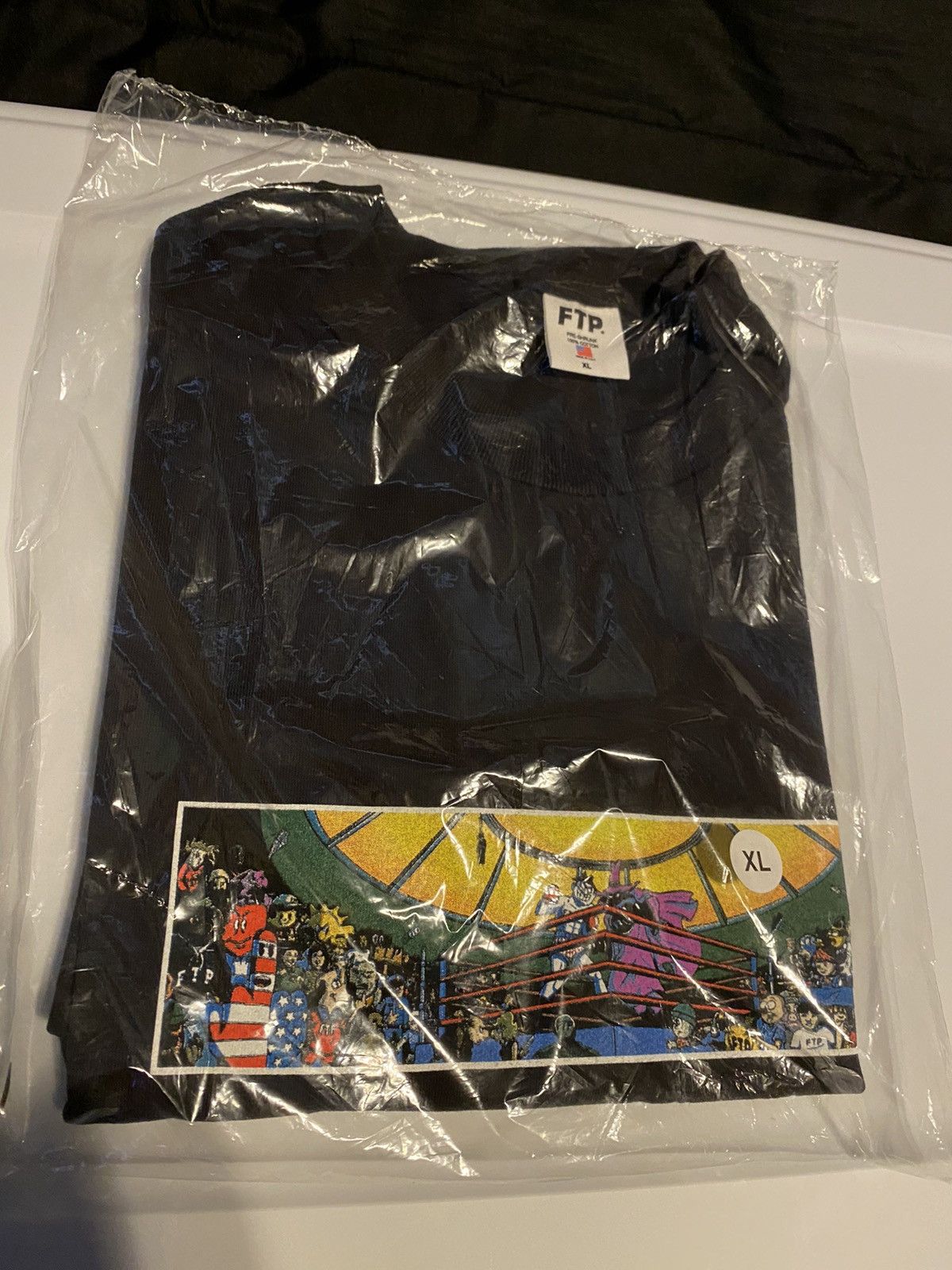Fuck The Population FTP Fight Night Tee Black XL Size US XL / EU 56 / 4 - 1 Thumbnail