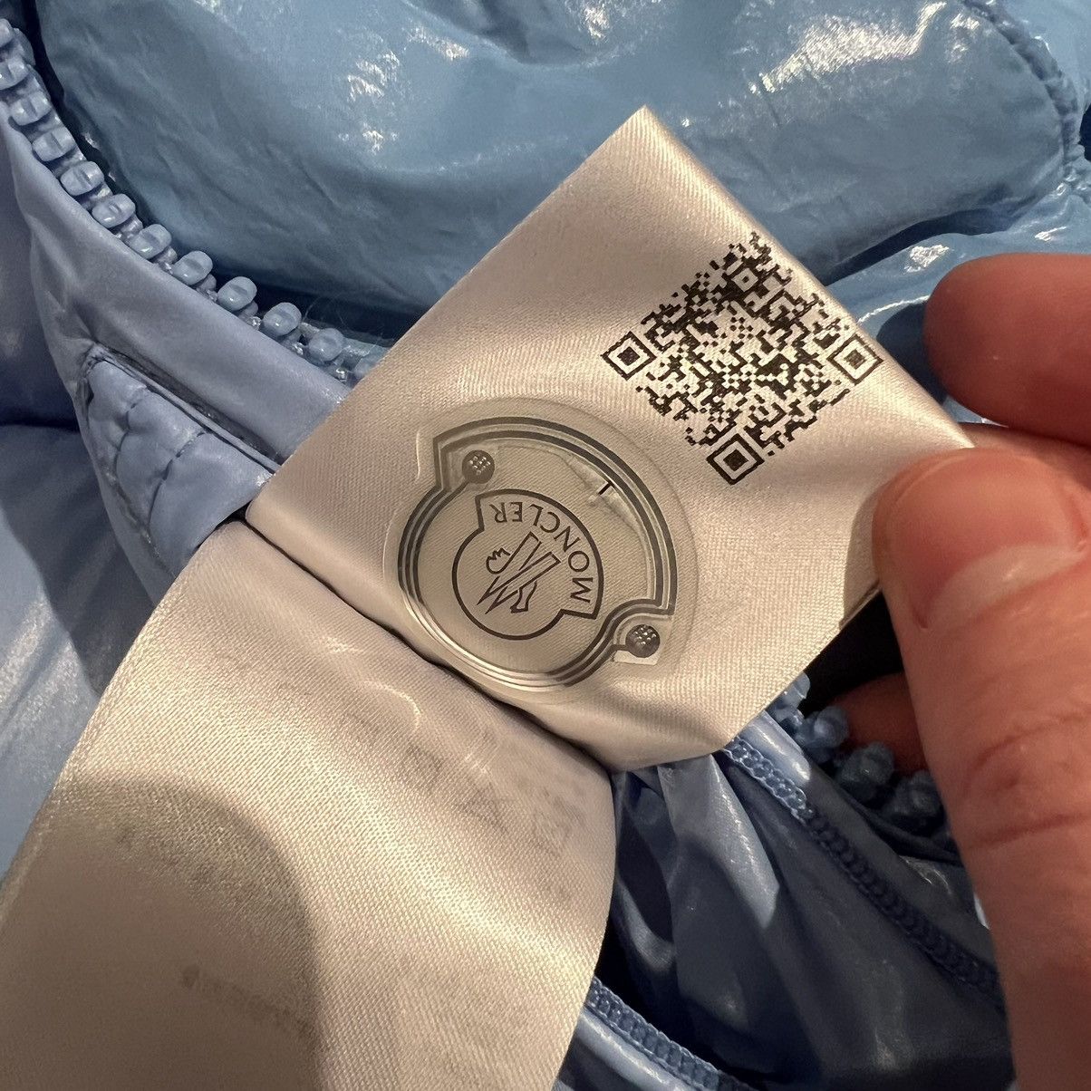 Moncler Moncler Baby Blue maya 70 anniversary special jacket