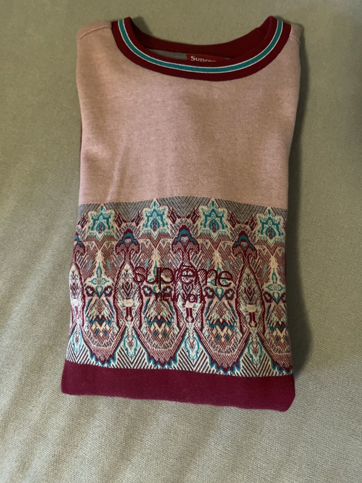 Paisley Stripe L/S Top