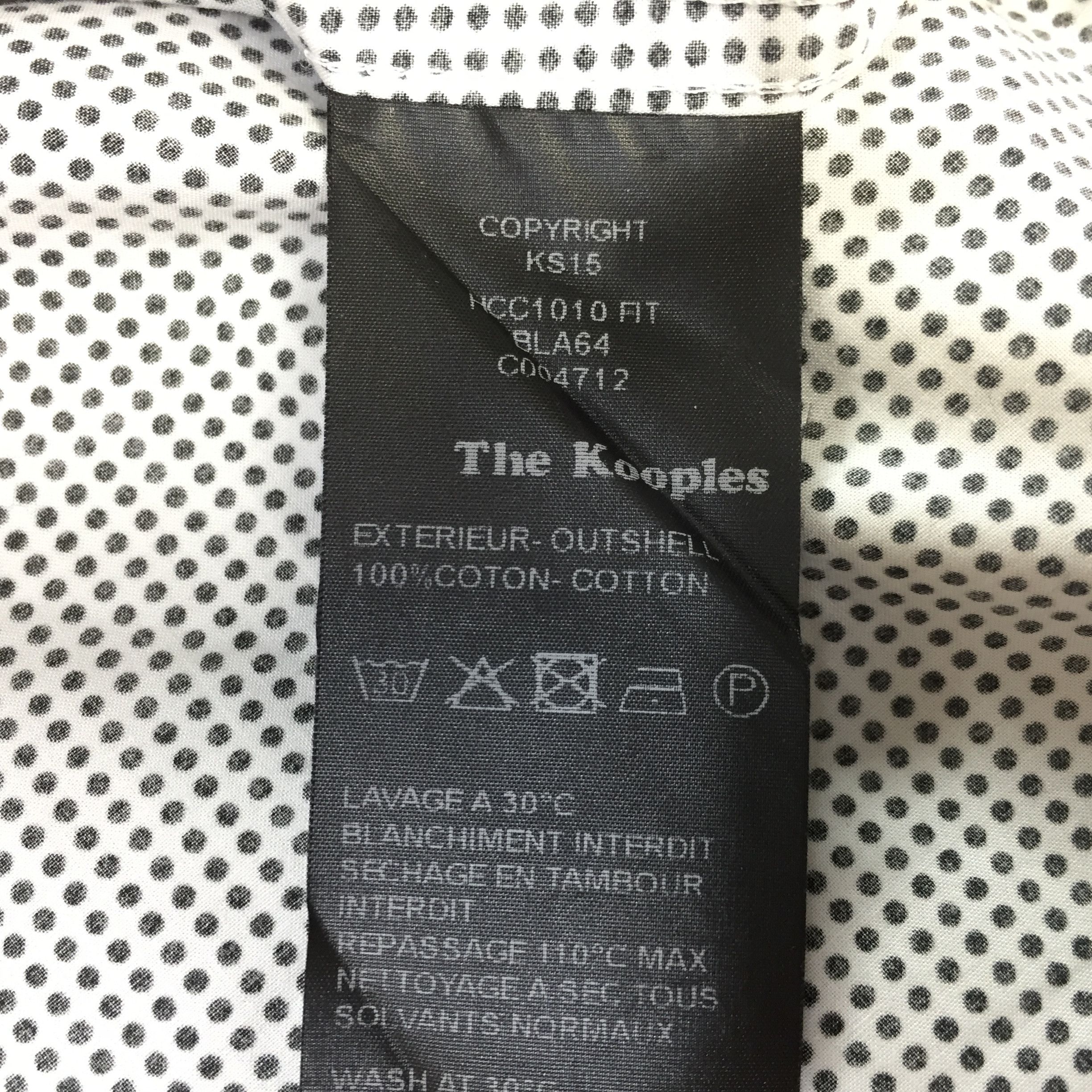 Designer × Japanese Brand × The Kooples The Kooples Men's Classic Button-down Fitted Shirt Size US M / EU 48-50 / 2 - 8 Thumbnail