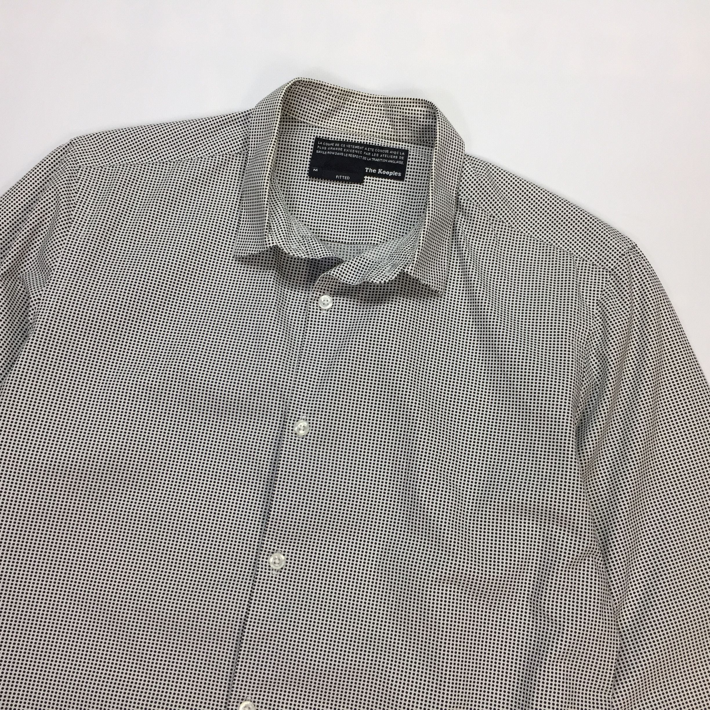 Designer × Japanese Brand × The Kooples The Kooples Men's Classic Button-down Fitted Shirt Size US M / EU 48-50 / 2 - 2 Thumbnail