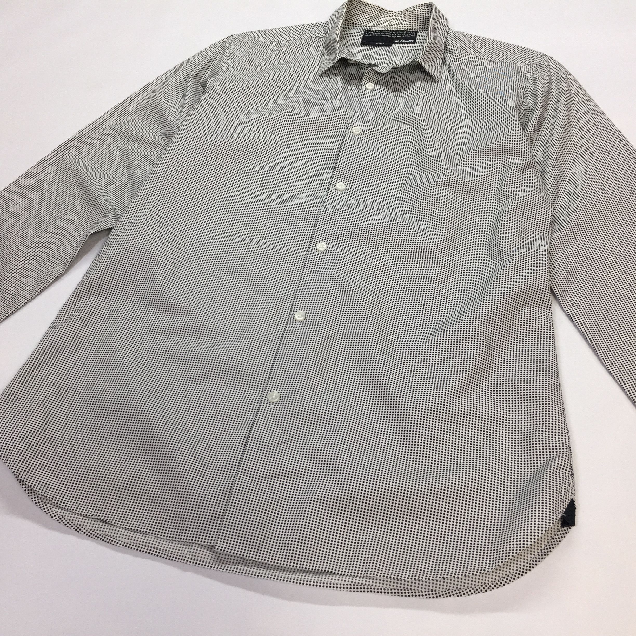 Designer × Japanese Brand × The Kooples The Kooples Men's Classic Button-down Fitted Shirt Size US M / EU 48-50 / 2 - 3 Thumbnail
