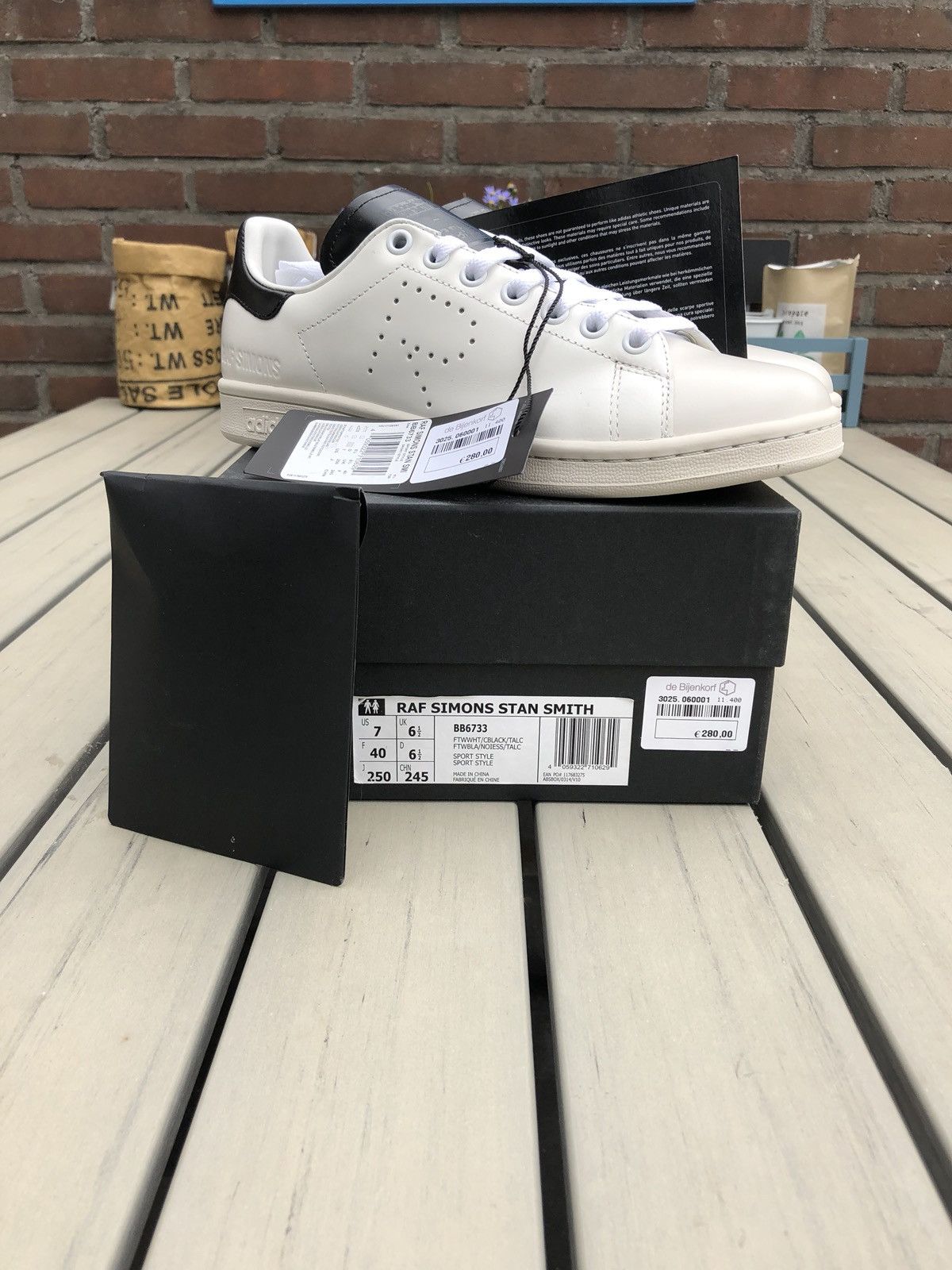 Adidas Adidas Raf Simons Stan Smith BB6733 white size EU40 | Grailed