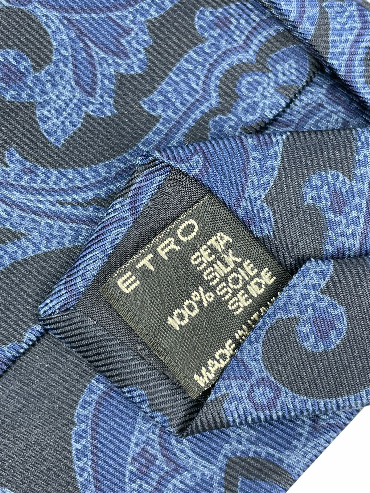 Etro Etro Graphic Silk Necktie Size ONE SIZE - 4 Thumbnail