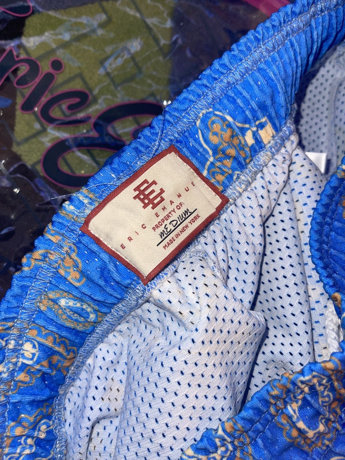 Eric Emanuel (M) RARE ERIC EMANUEL BLUE PAISL-EE Size US 32 / EU 48 - 4 Thumbnail