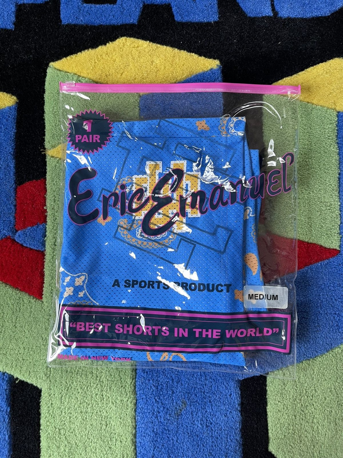 Eric Emanuel (M) RARE ERIC EMANUEL BLUE PAISL-EE Size US 32 / EU 48 - 2 Thumbnail
