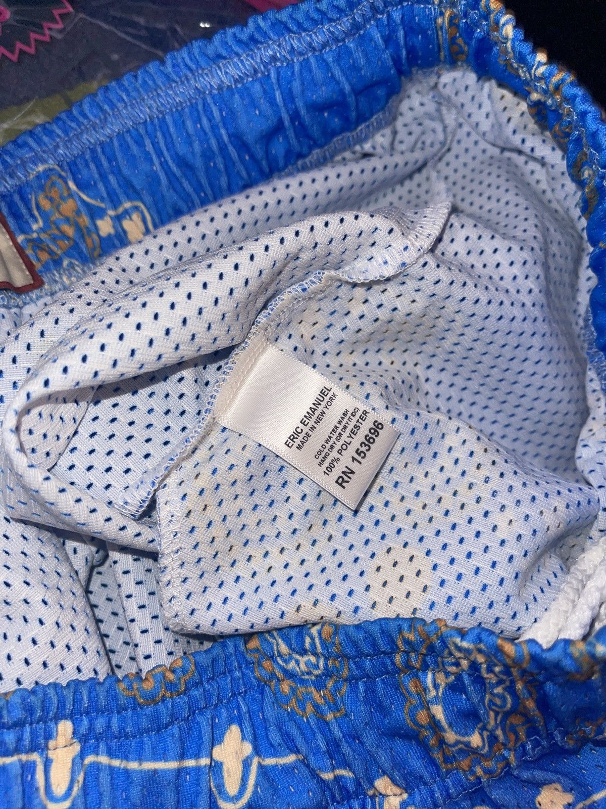 Eric Emanuel (M) RARE ERIC EMANUEL BLUE PAISL-EE Size US 32 / EU 48 - 5 Thumbnail