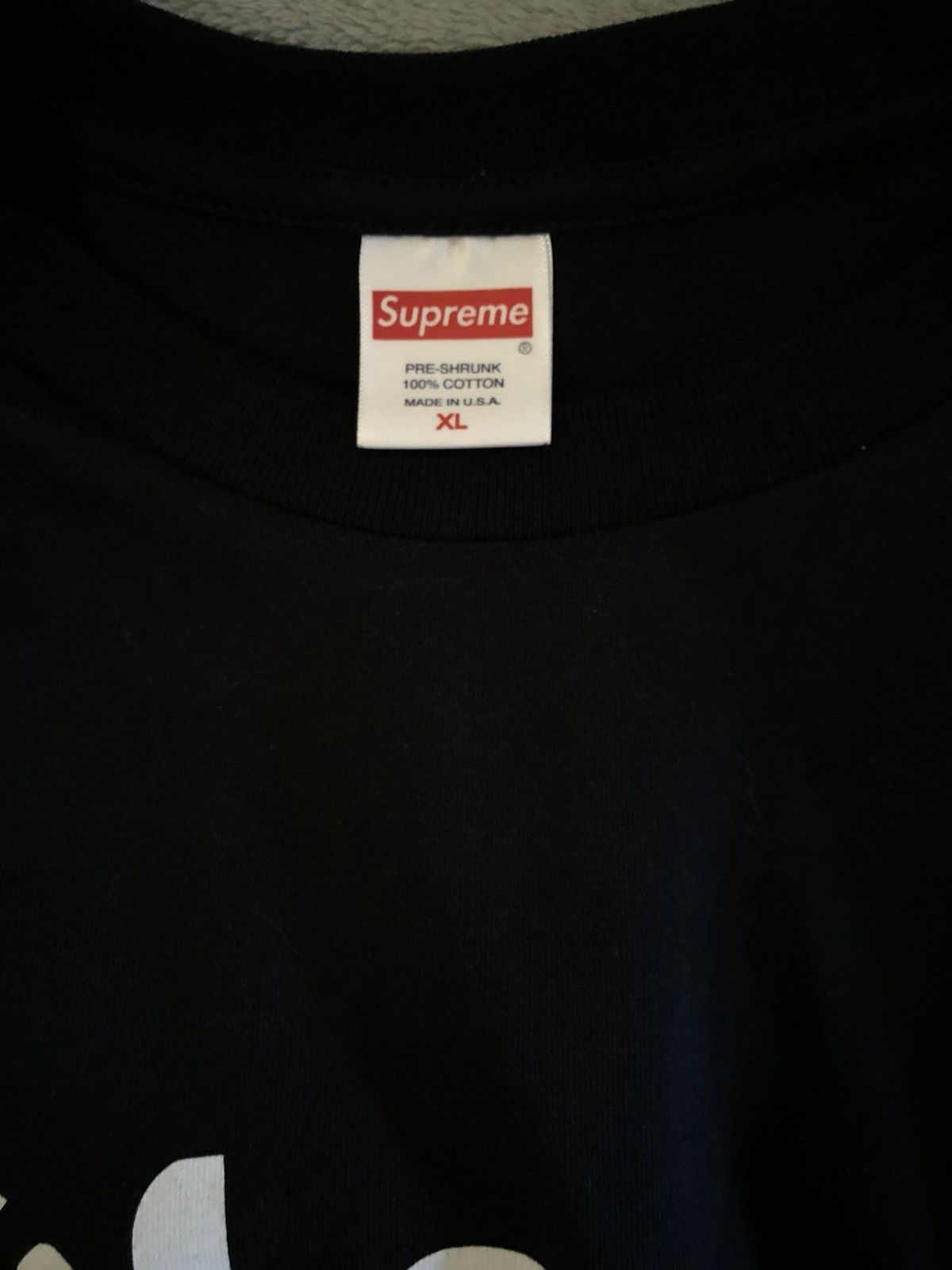 Supreme Supreme Arabic Black Long Sleeve XL Size US XL / EU 56 / 4 - 3 Thumbnail