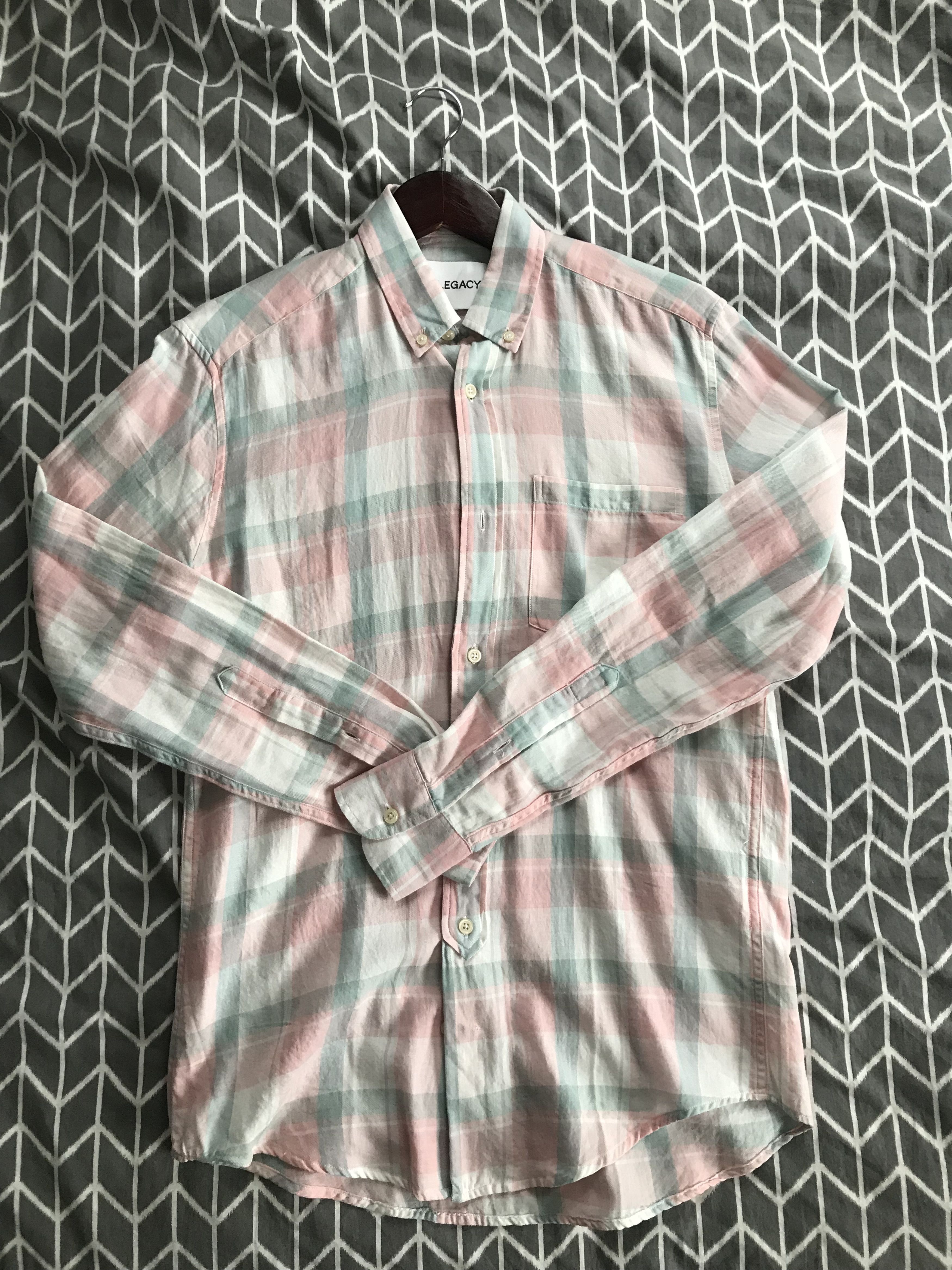 Our Legacy 1940's Longsleeve Pink Check Shirt Size US S / EU 44-46 / 1 - 1 Thumbnail