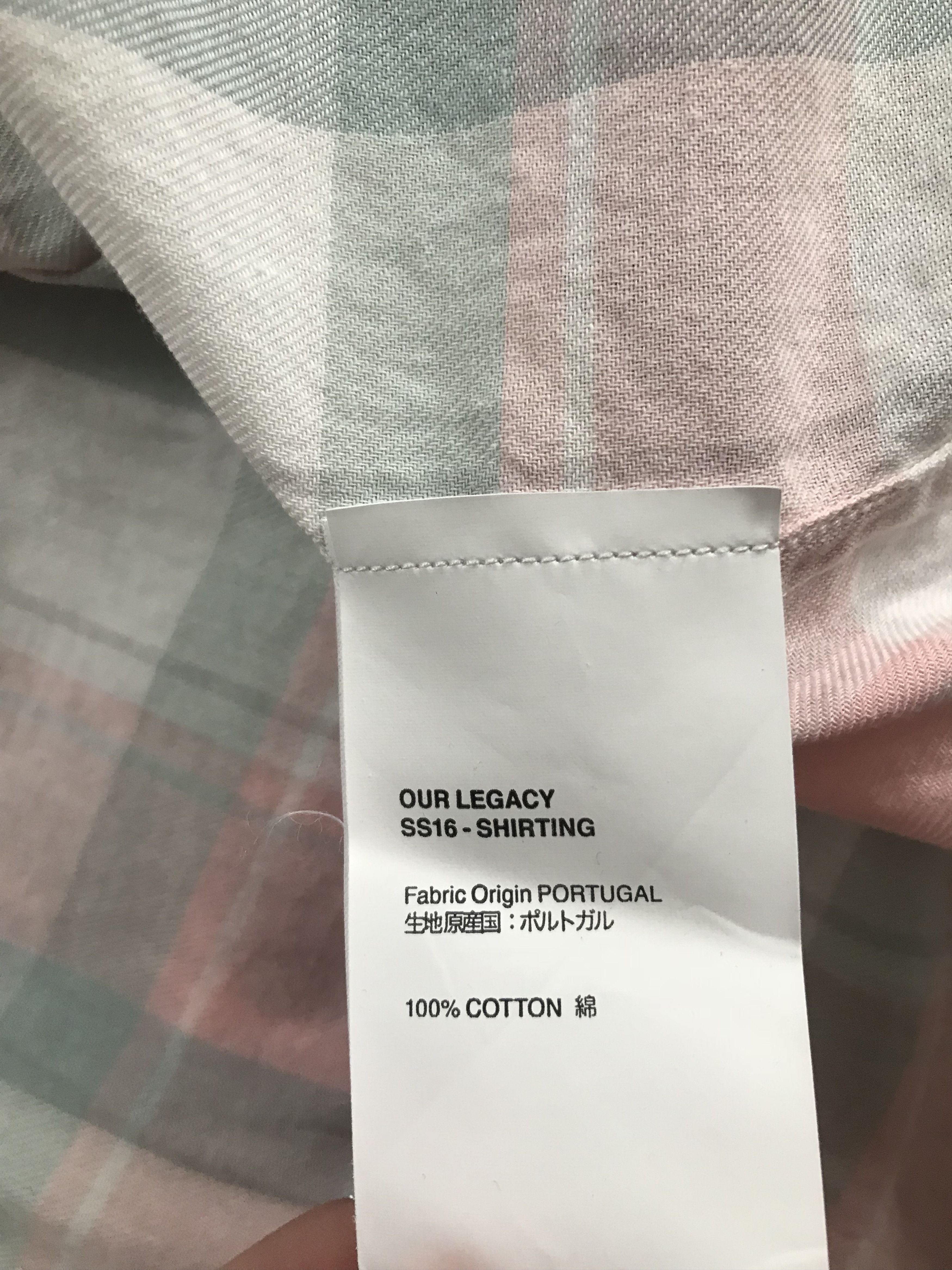 Our Legacy 1940's Longsleeve Pink Check Shirt Size US S / EU 44-46 / 1 - 4 Thumbnail