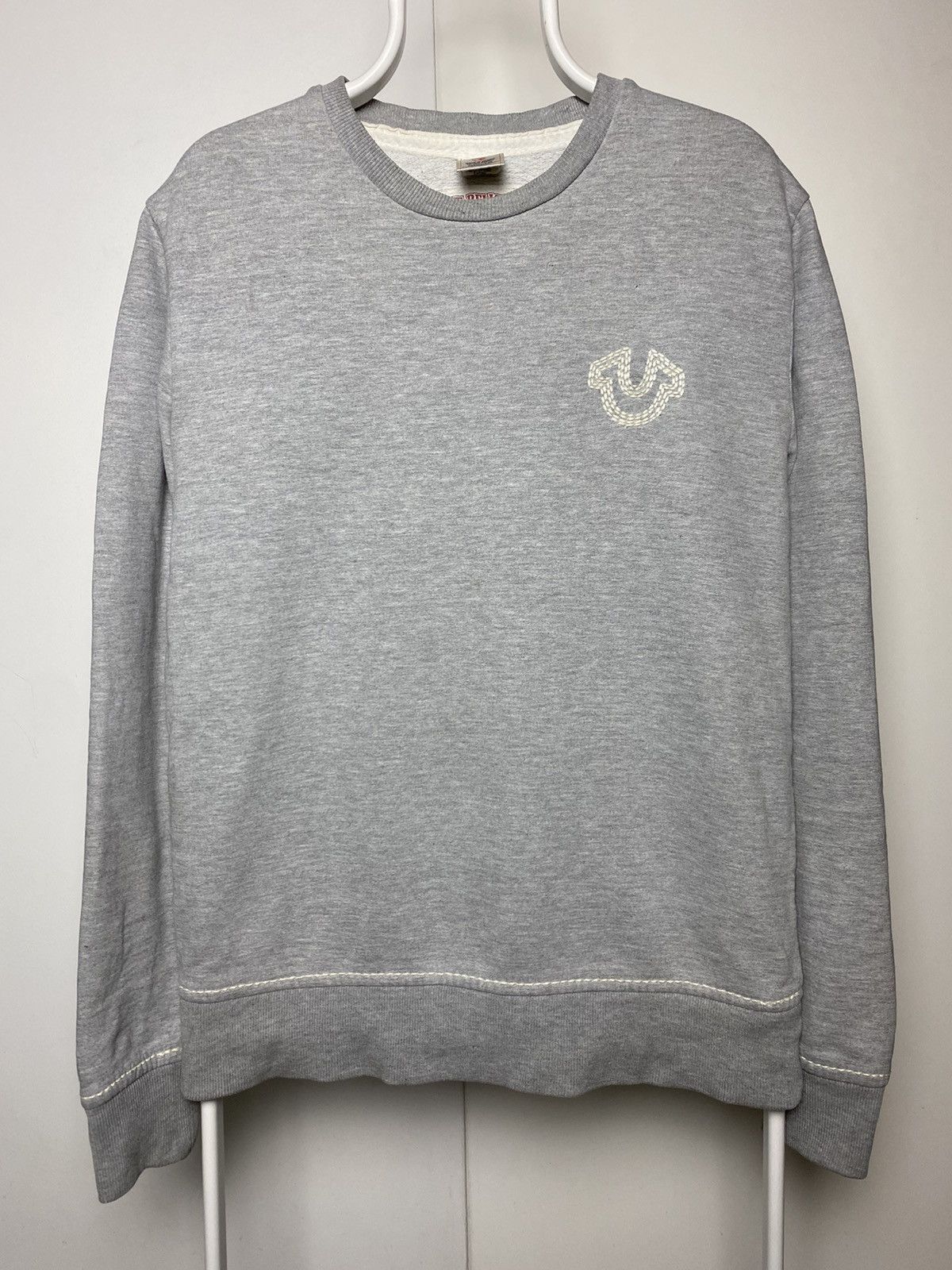 True Religion × Vintage True Religion vintage grey sweatshirt fat stitching Y2K Size US M / EU 48-50 / 2 - 1 Thumbnail