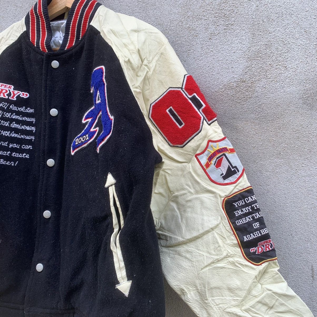 Superdry SUPERDRY BIG LOGO VARSITY JACKET LEATHER HANDLING VERY RARE Size US L / EU 52-54 / 3 - 5 Thumbnail