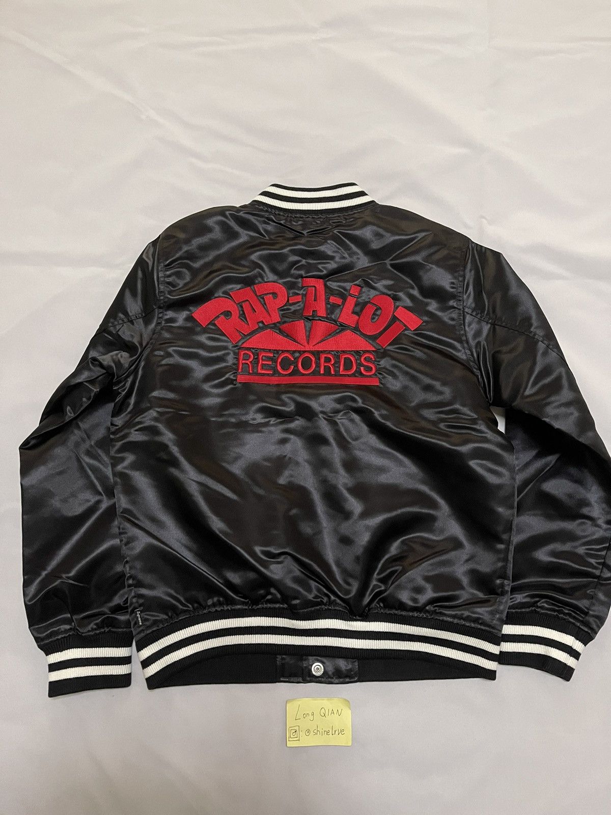 Supreme Supreme rap a lot records satin Jacket Size US S / EU 44-46 / 1 - 3 Thumbnail