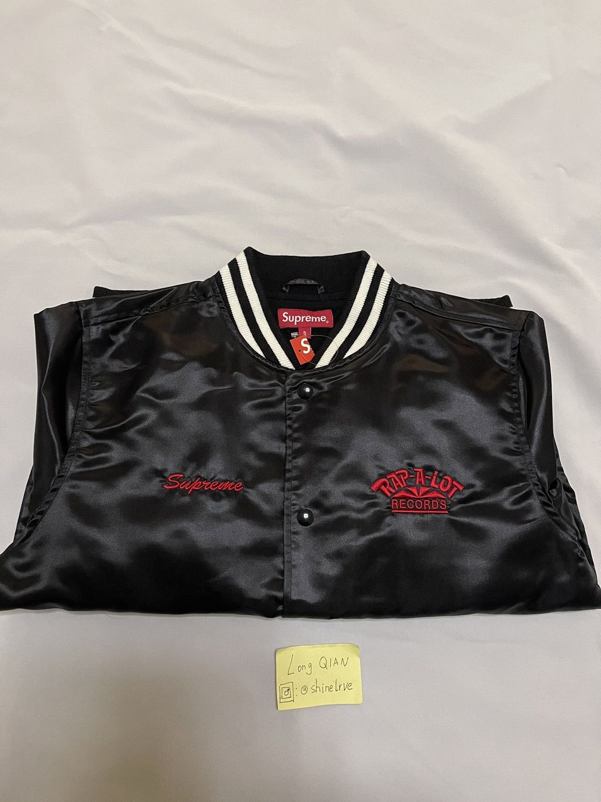 ジャケット・アウター Supreme RAP-A-LOT RECORDSSATINCLUBJACKET Varsity Satin Starter Midfield Toronto Blue Jays Royal