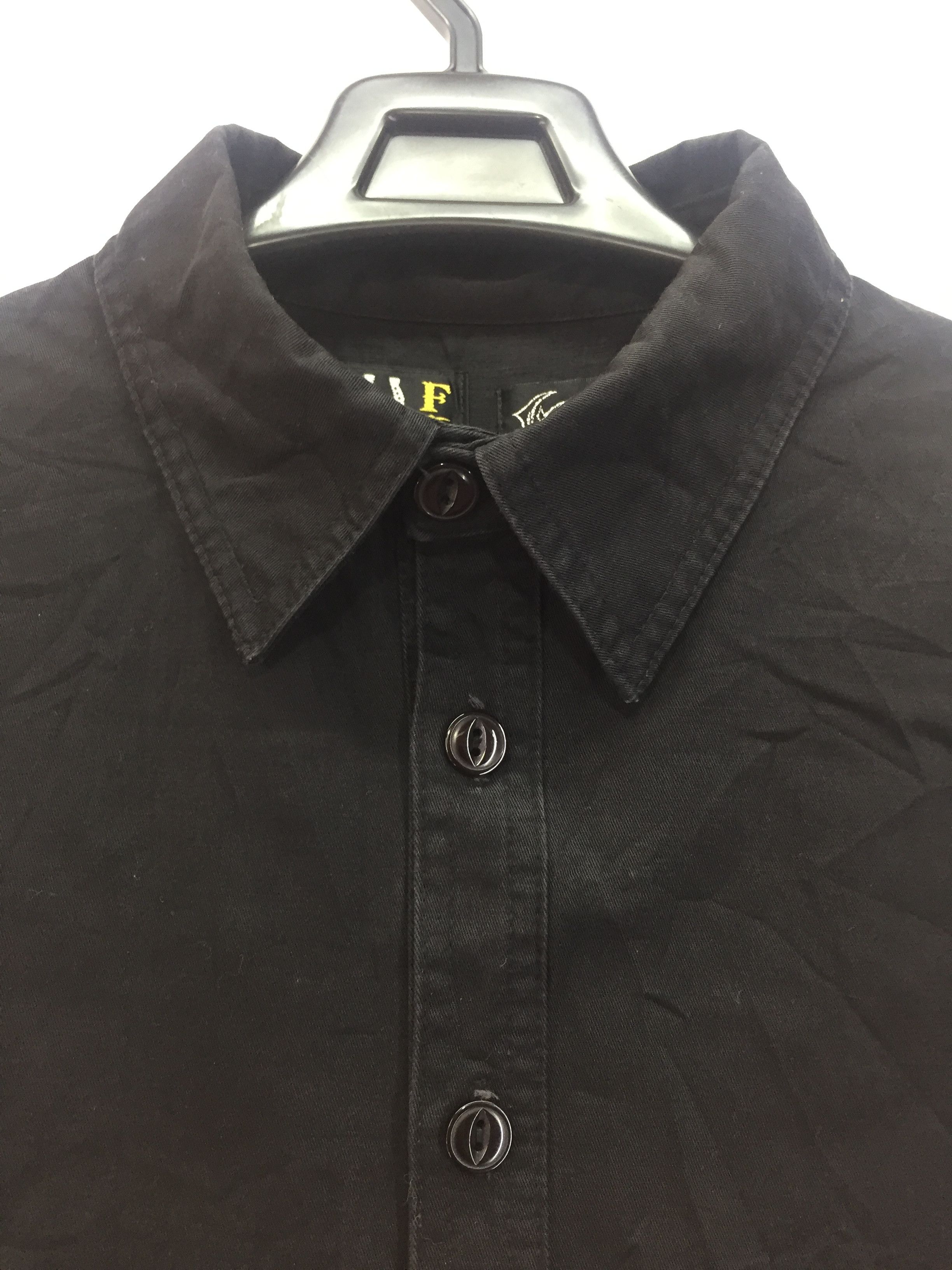Japanese Brand BLACK FLAME X LIL HEART EMBROIDERY DESIGNER SHIRT Size US M / EU 48-50 / 2 - 5 Thumbnail
