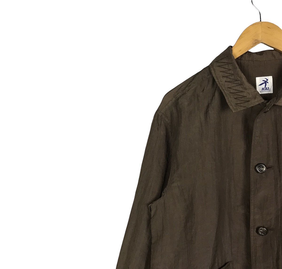 Hai Sporting Gear × Issey Miyake Vintage Hai Sporting Gear Button up by Issey Miyake Size US M / EU 48-50 / 2 - 2 Thumbnail