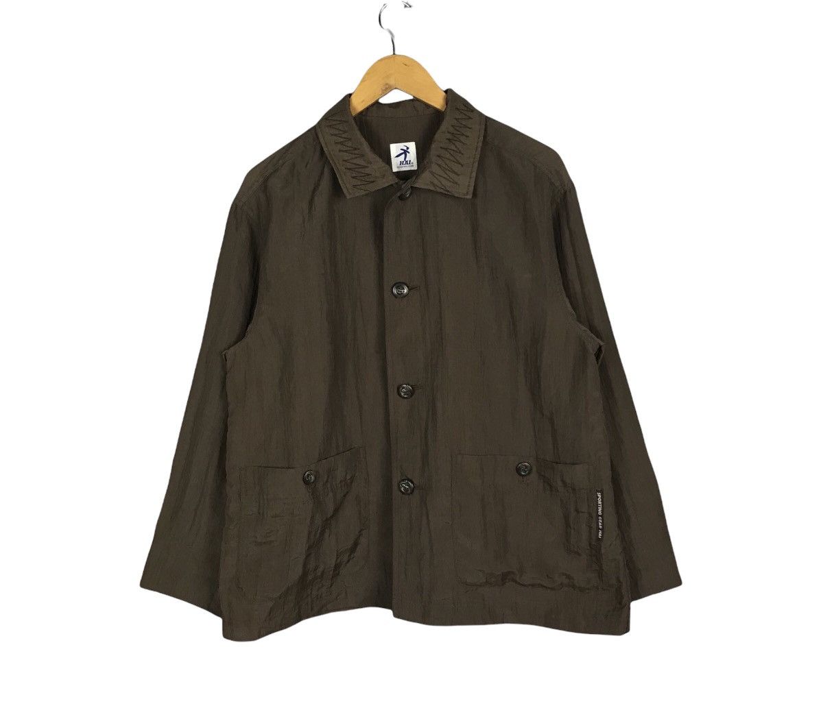 Hai Sporting Gear × Issey Miyake Vintage Hai Sporting Gear Button up by Issey Miyake Size US M / EU 48-50 / 2 - 1 Thumbnail