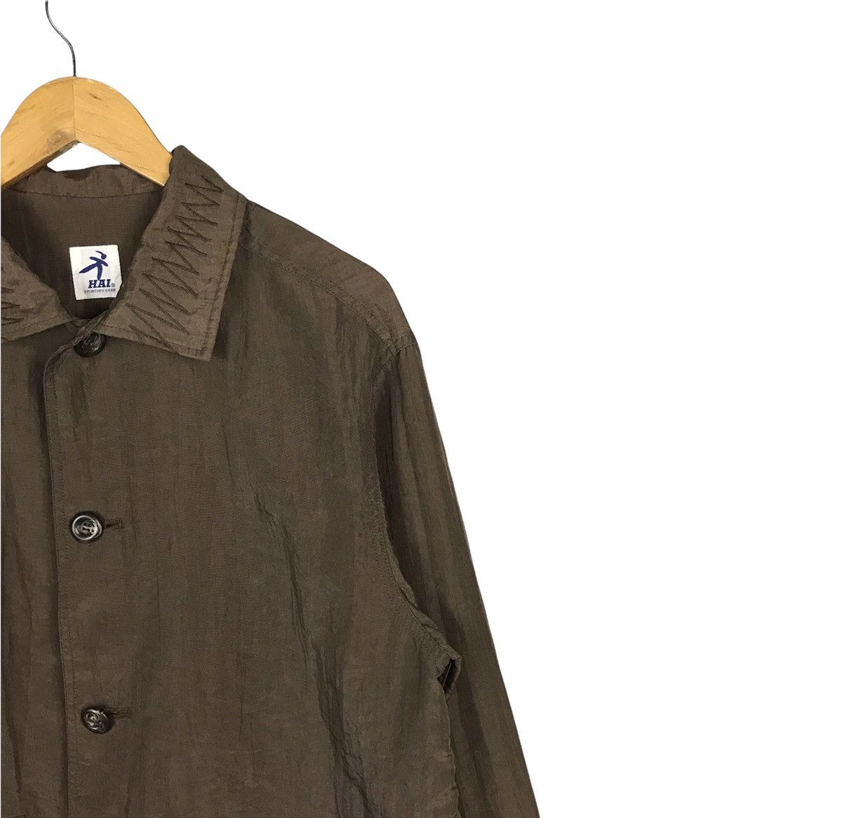 Hai Sporting Gear × Issey Miyake Vintage Hai Sporting Gear Button up by Issey Miyake Size US M / EU 48-50 / 2 - 3 Thumbnail
