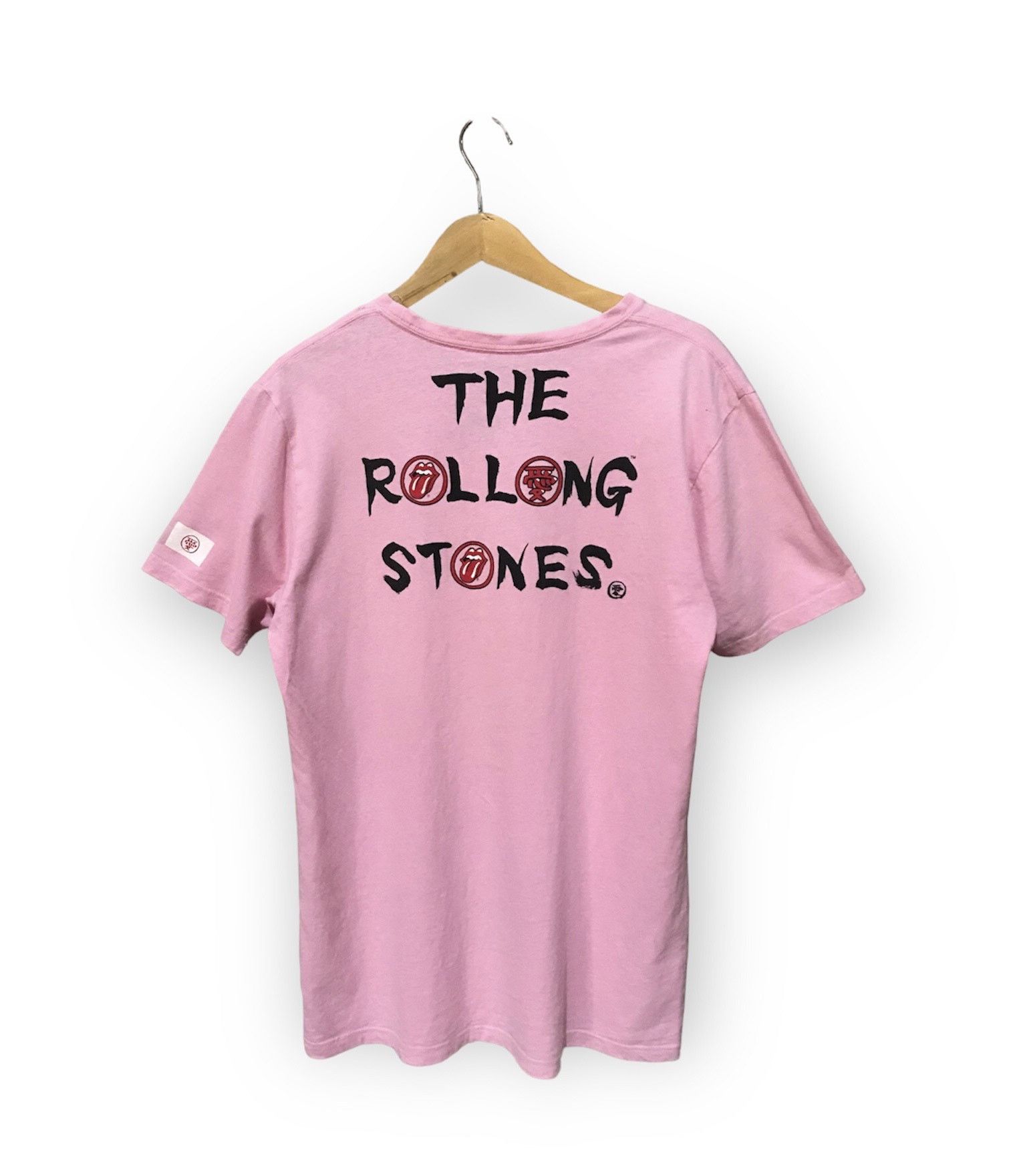 The Rolling Stones Rare The rolling Stones X japanese market pink t shirt Size US L / EU 52-54 / 3 - 2 Preview