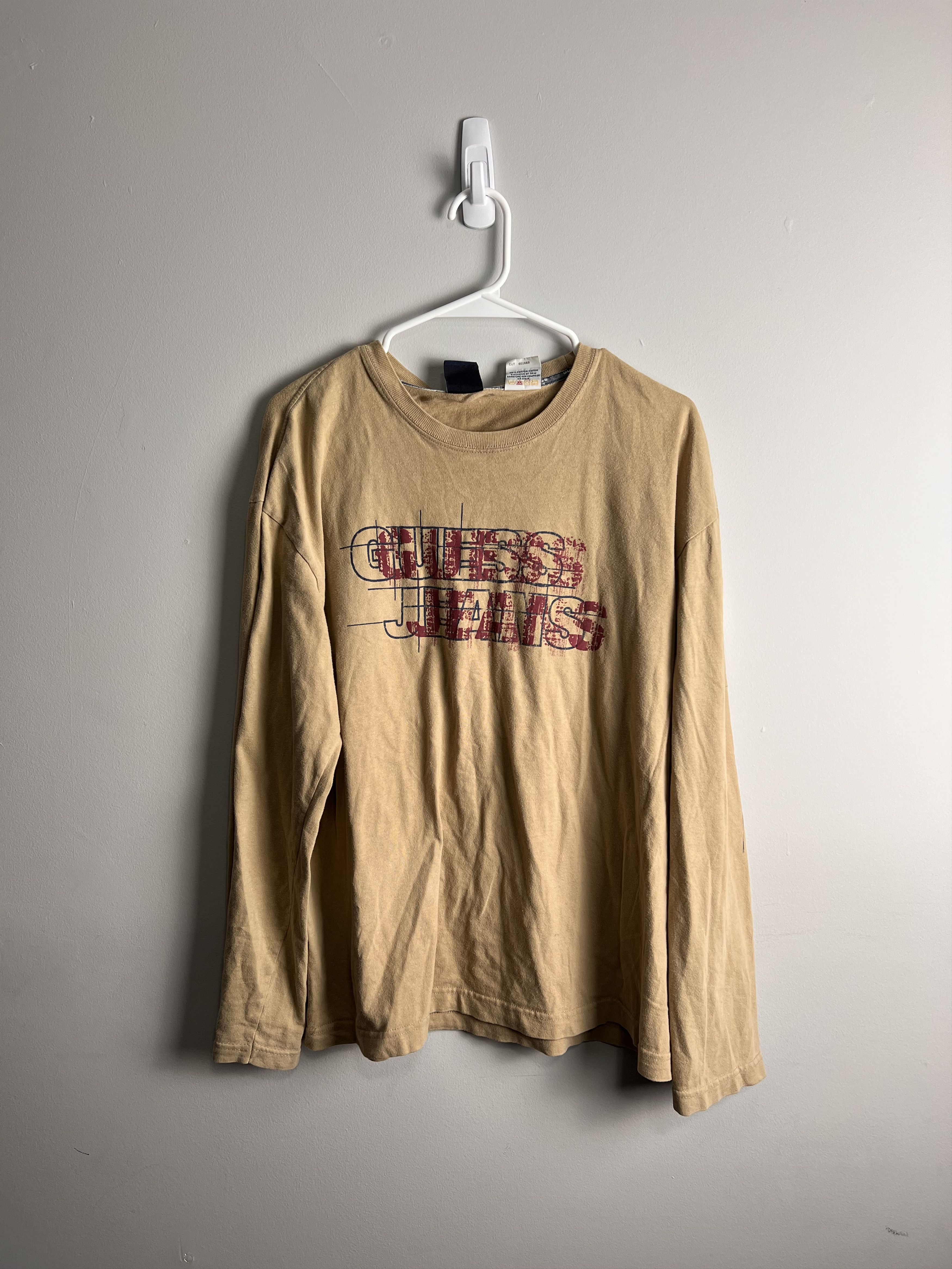 image of Vintage - Guess - Made In Usa in Khaki, Men's (Size Large)
