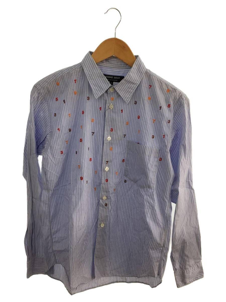 Comme des Garcons Scattered Numbers Striped Button Shirt Size US XS / EU 42 / 0 - 1 Thumbnail