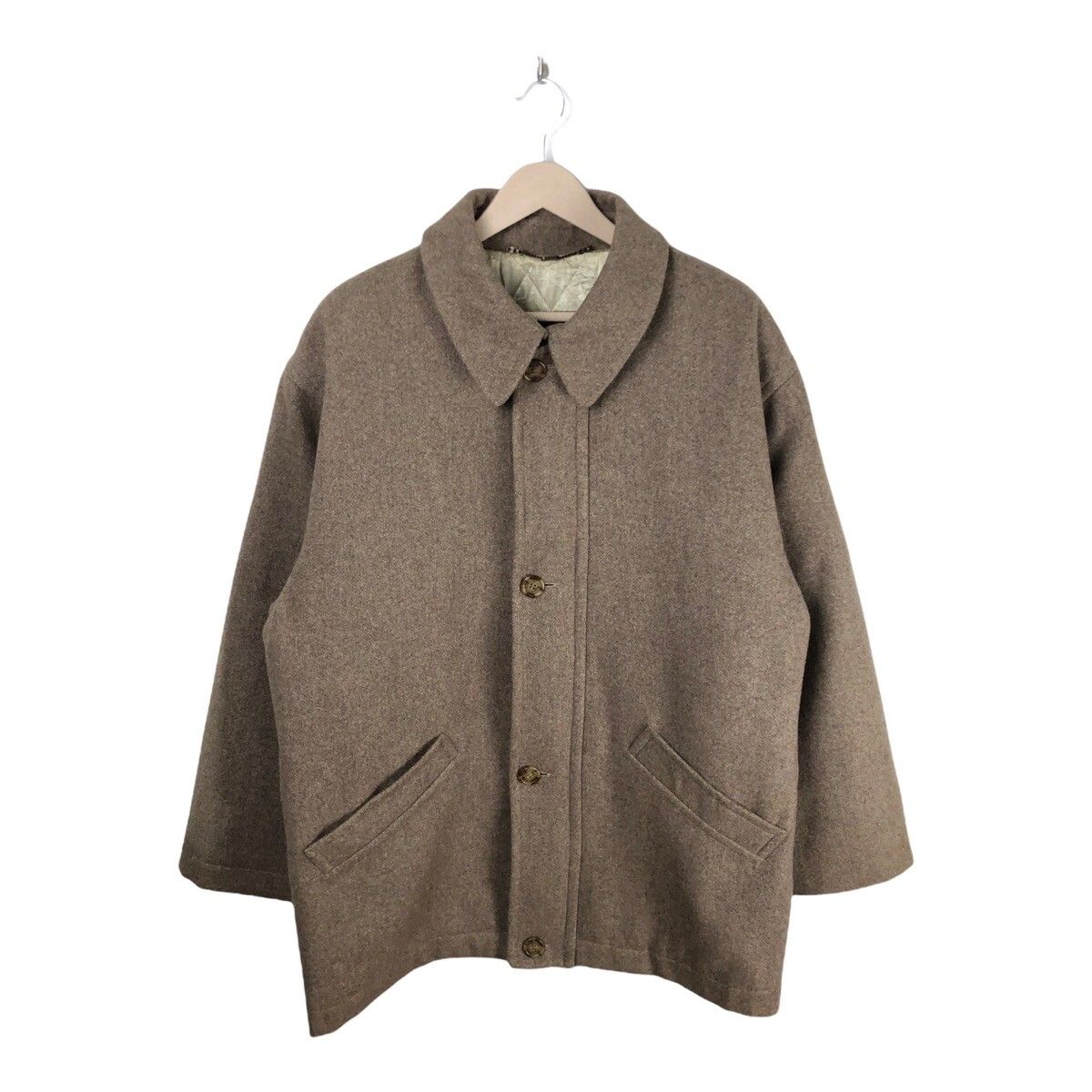 Pre-owned Made In Usa X Vintage Steals Vintage Peter & Jons Wool Jacket In Brown