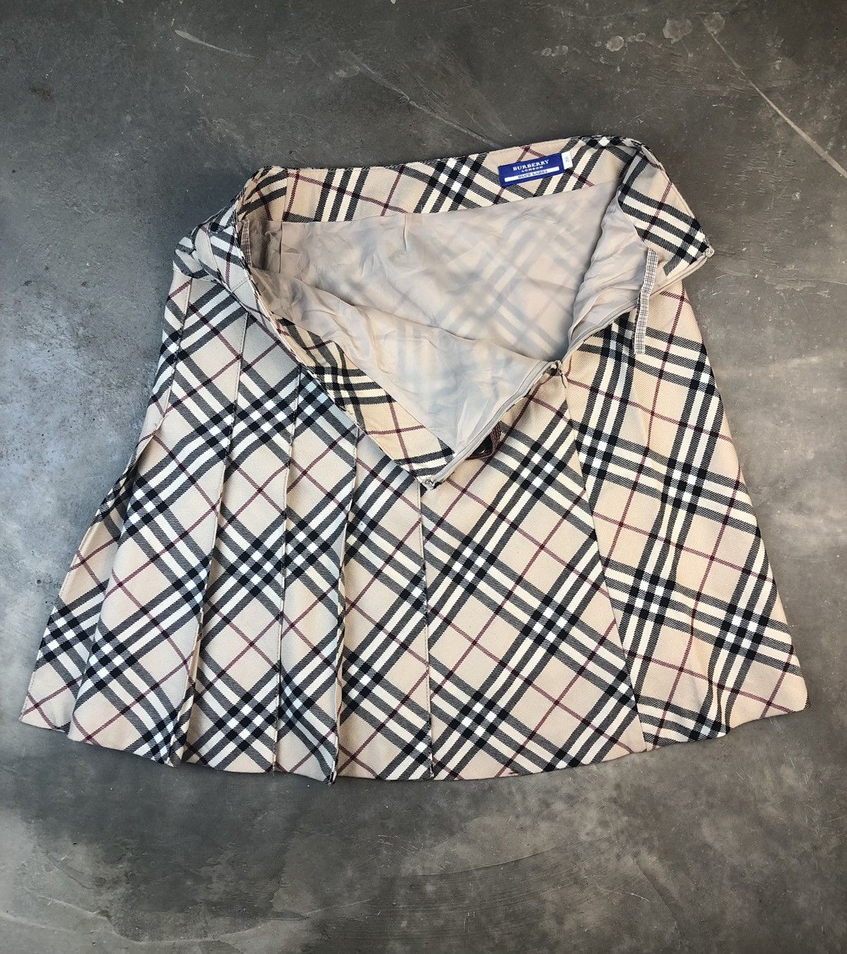 Burberry Burberry London Checkered Mini Skirt Size 27" / US 4 / IT 40 - 6 Thumbnail