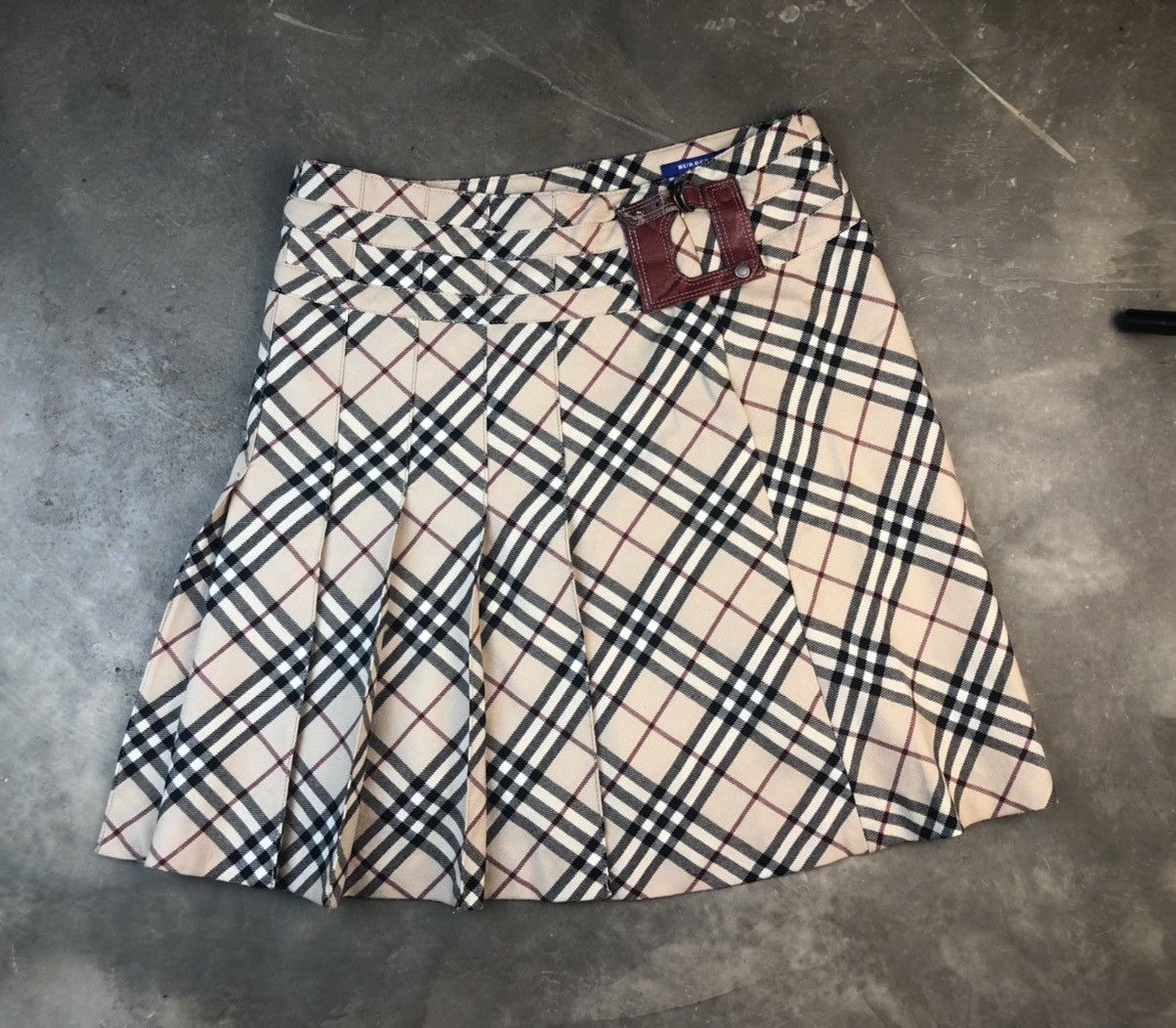 Burberry Burberry London Checkered Mini Skirt Size 27" / US 4 / IT 40 - 1 Thumbnail