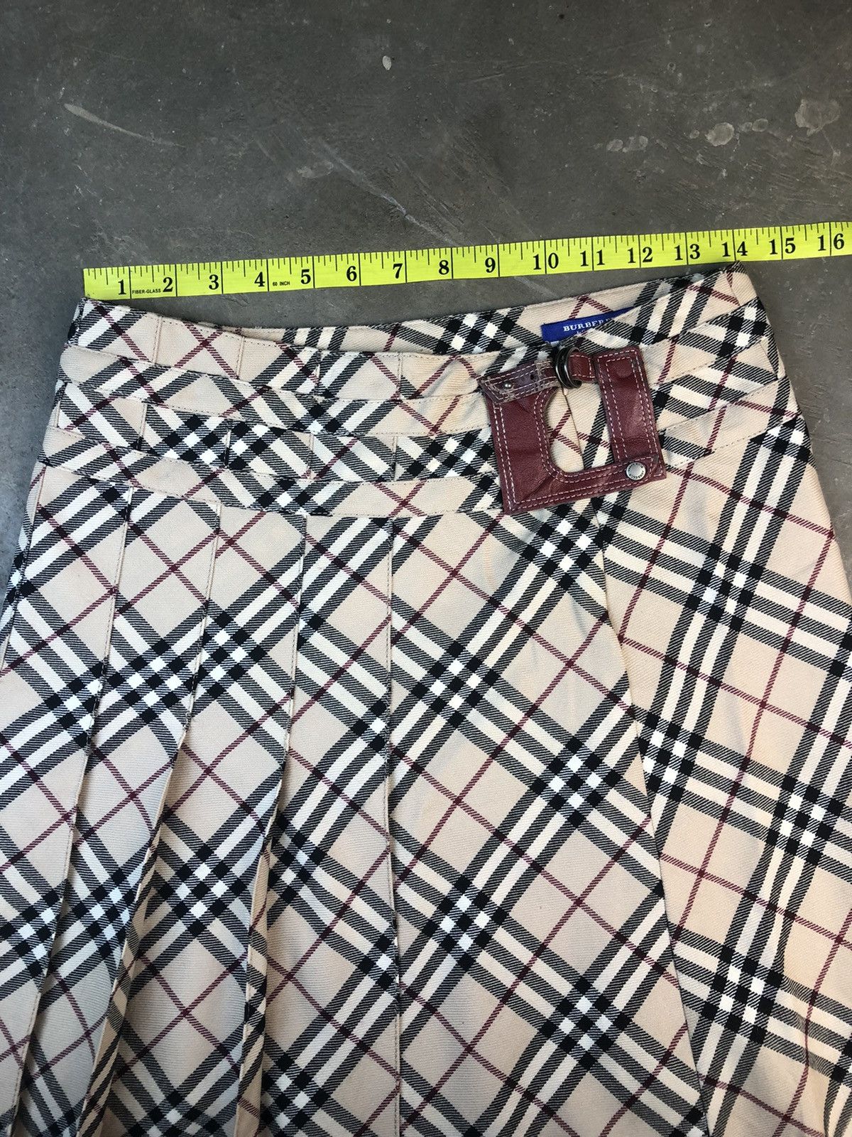 Burberry Burberry London Checkered Mini Skirt Size 27" / US 4 / IT 40 - 3 Thumbnail