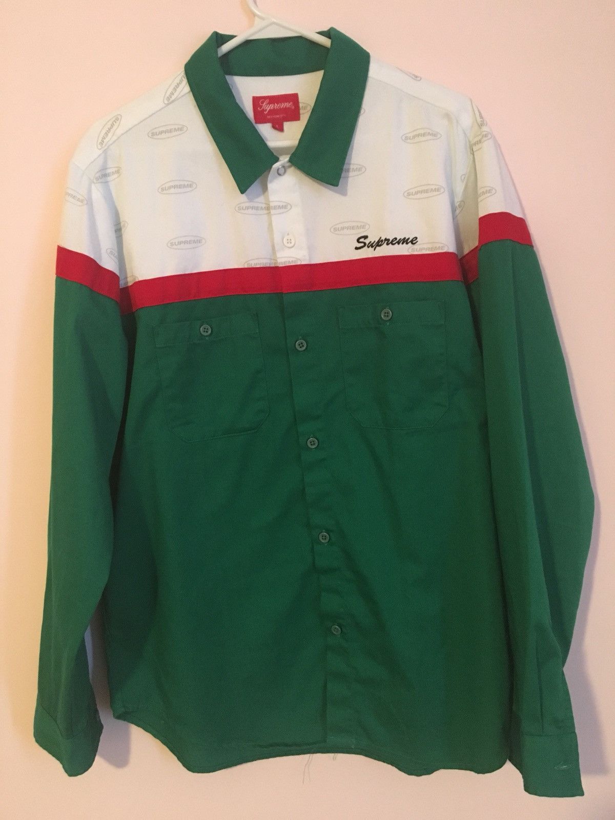 Supreme Supreme Best In The World Long Sleeve Button Up