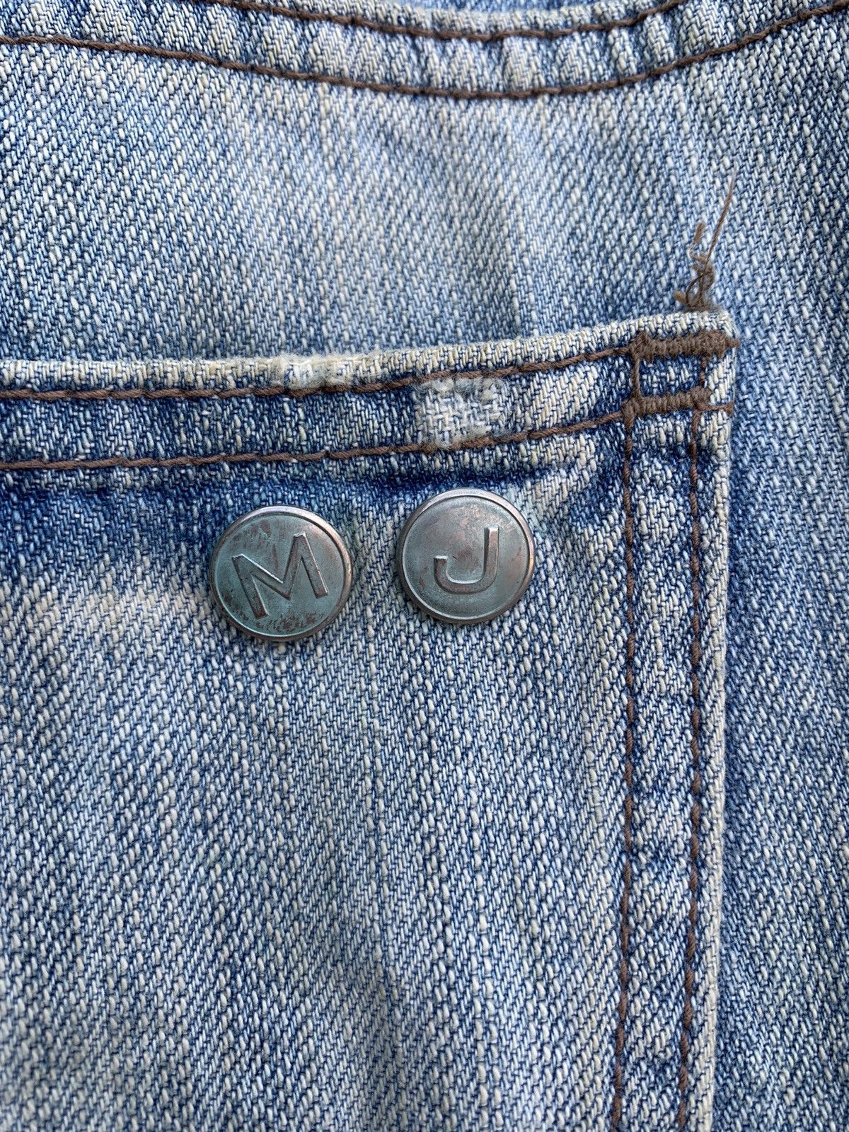 Marc Jacobs × Marc by Marc Jacobs × Vintage Vintage Marc Jacobs Distressed Denim Size US 34 / EU 50 - 21 Thumbnail