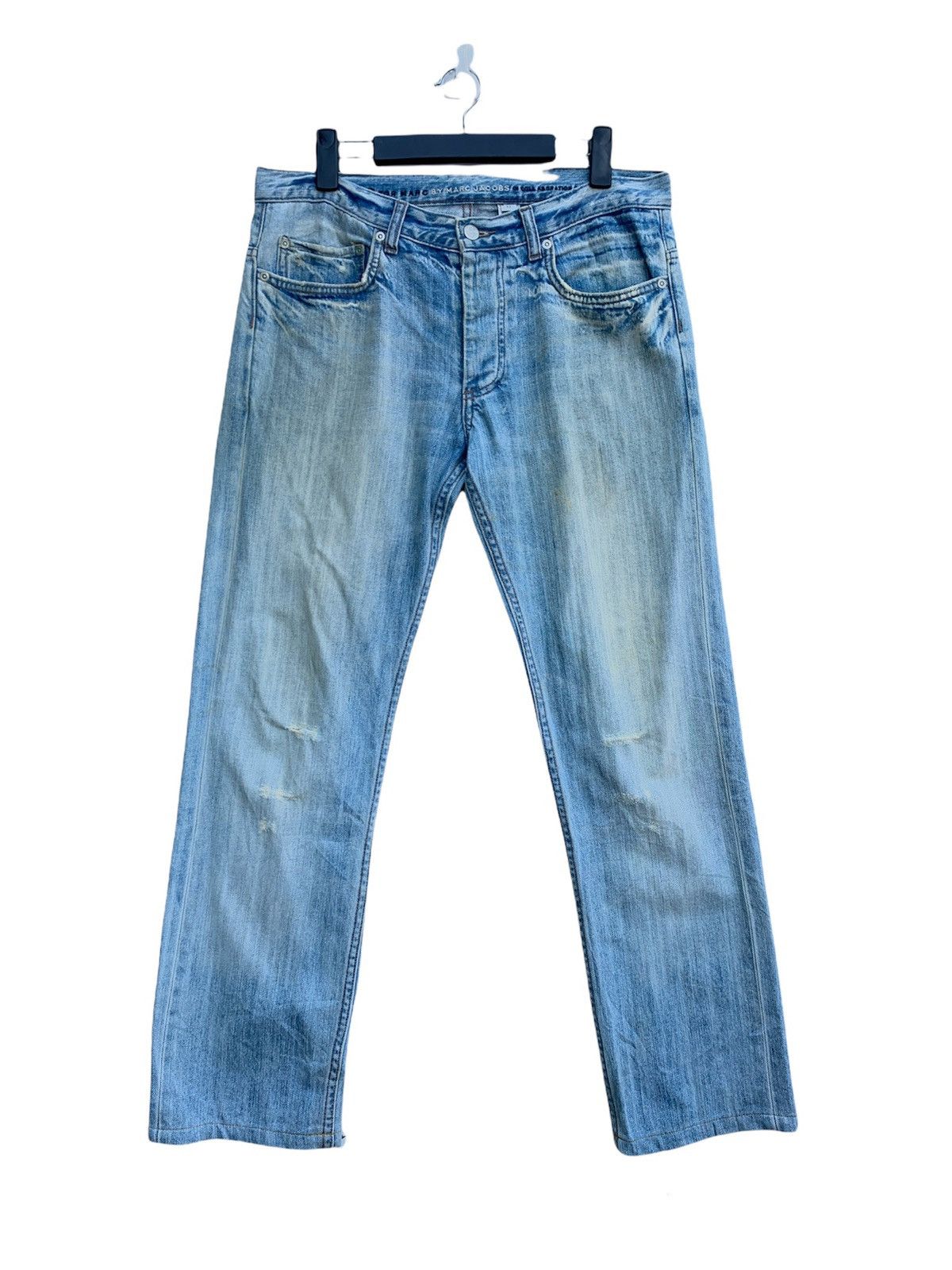 Marc Jacobs × Marc by Marc Jacobs × Vintage Vintage Marc Jacobs Distressed Denim Size US 34 / EU 50 - 2 Thumbnail