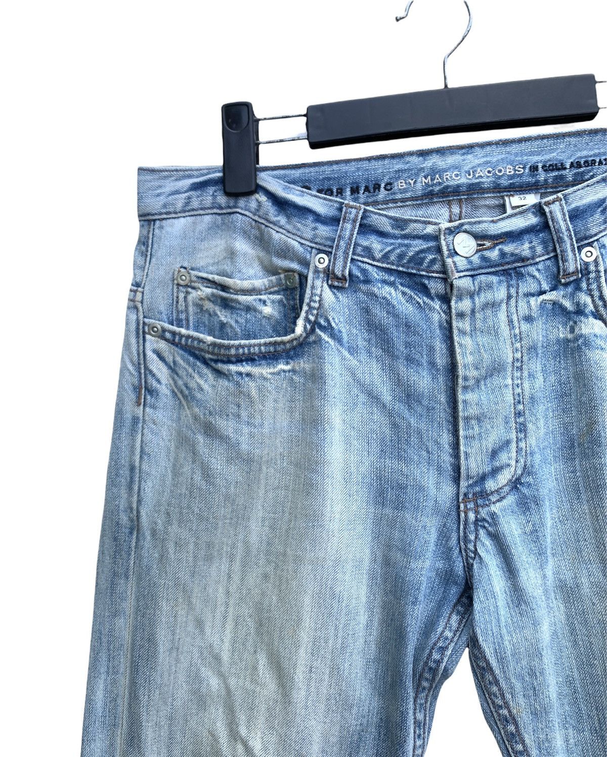 Marc Jacobs × Marc by Marc Jacobs × Vintage Vintage Marc Jacobs Distressed Denim Size US 34 / EU 50 - 7 Thumbnail