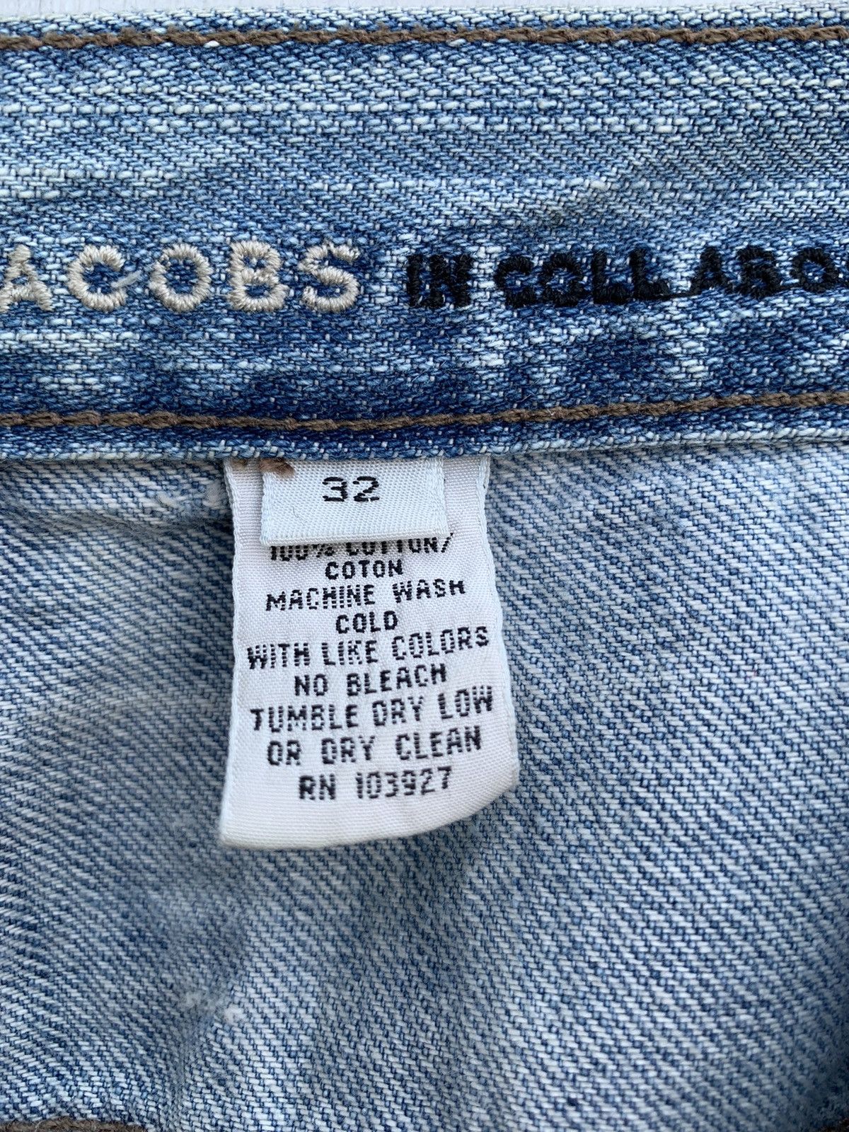 Marc Jacobs × Marc by Marc Jacobs × Vintage Vintage Marc Jacobs Distressed Denim Size US 34 / EU 50 - 24 Thumbnail