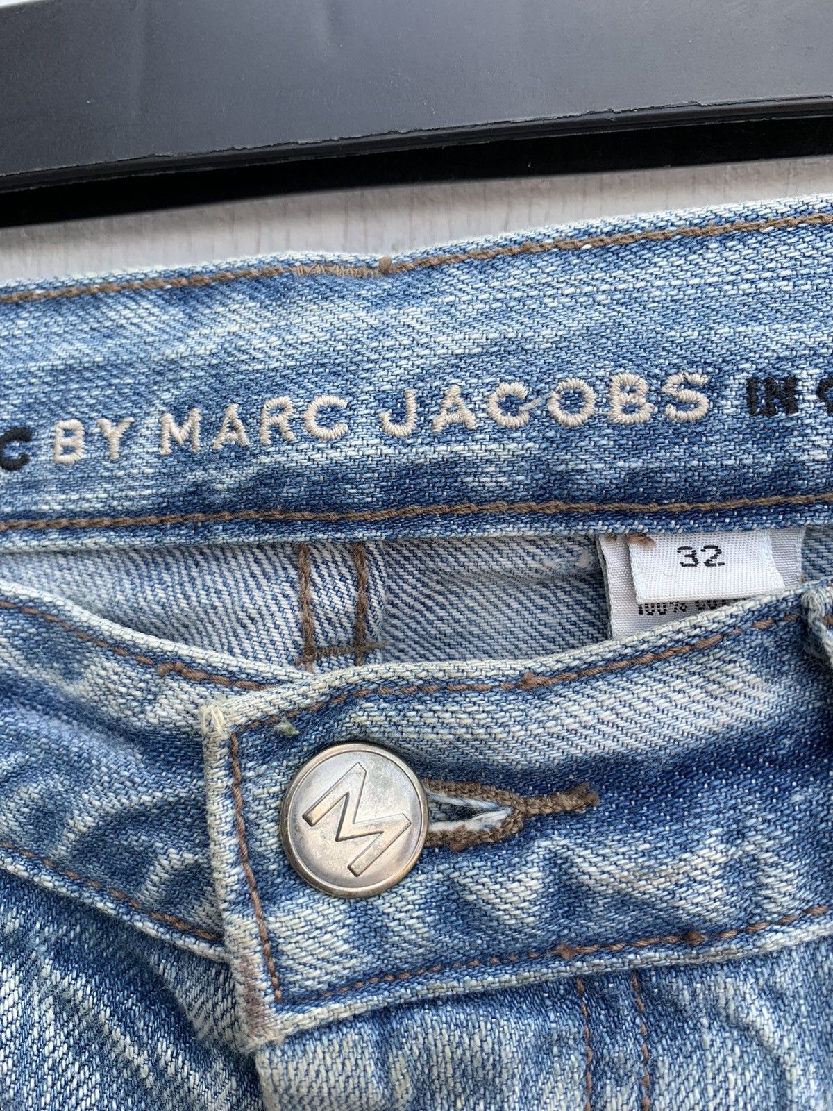 Marc Jacobs × Marc by Marc Jacobs × Vintage Vintage Marc Jacobs Distressed Denim Size US 34 / EU 50 - 11 Thumbnail