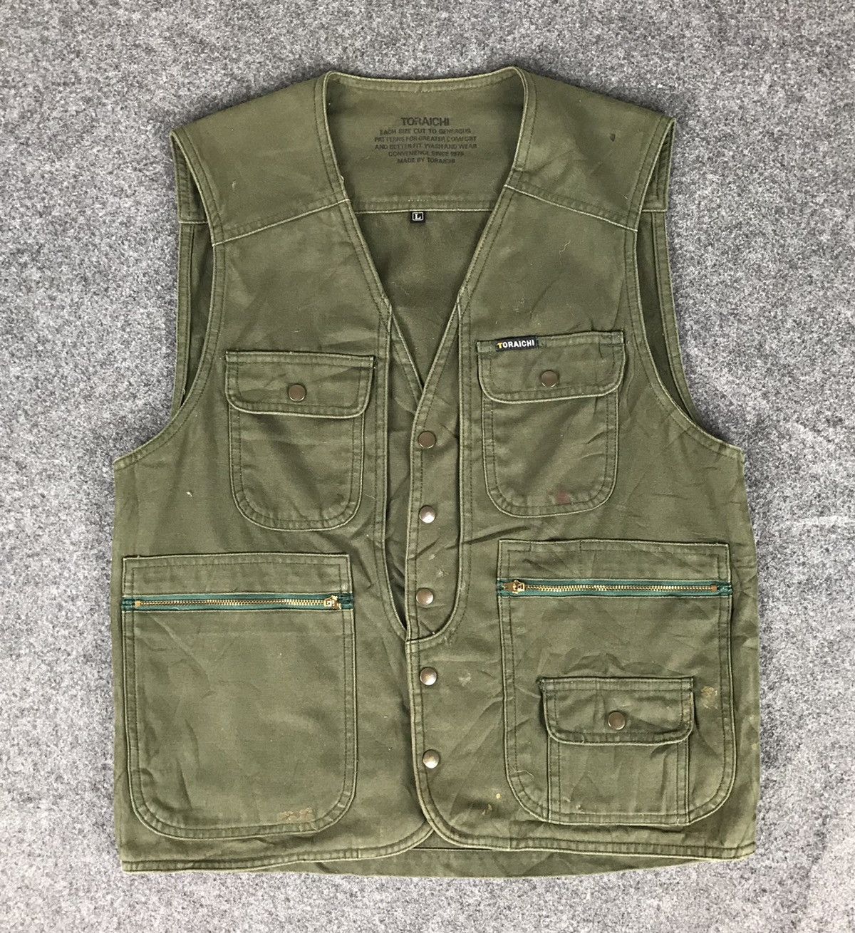 Japanese Brand × Vintage 🔥Very Hard Rare Vintage Vest🔥 Size US S / EU 44-46 / 1 - 1 Thumbnail