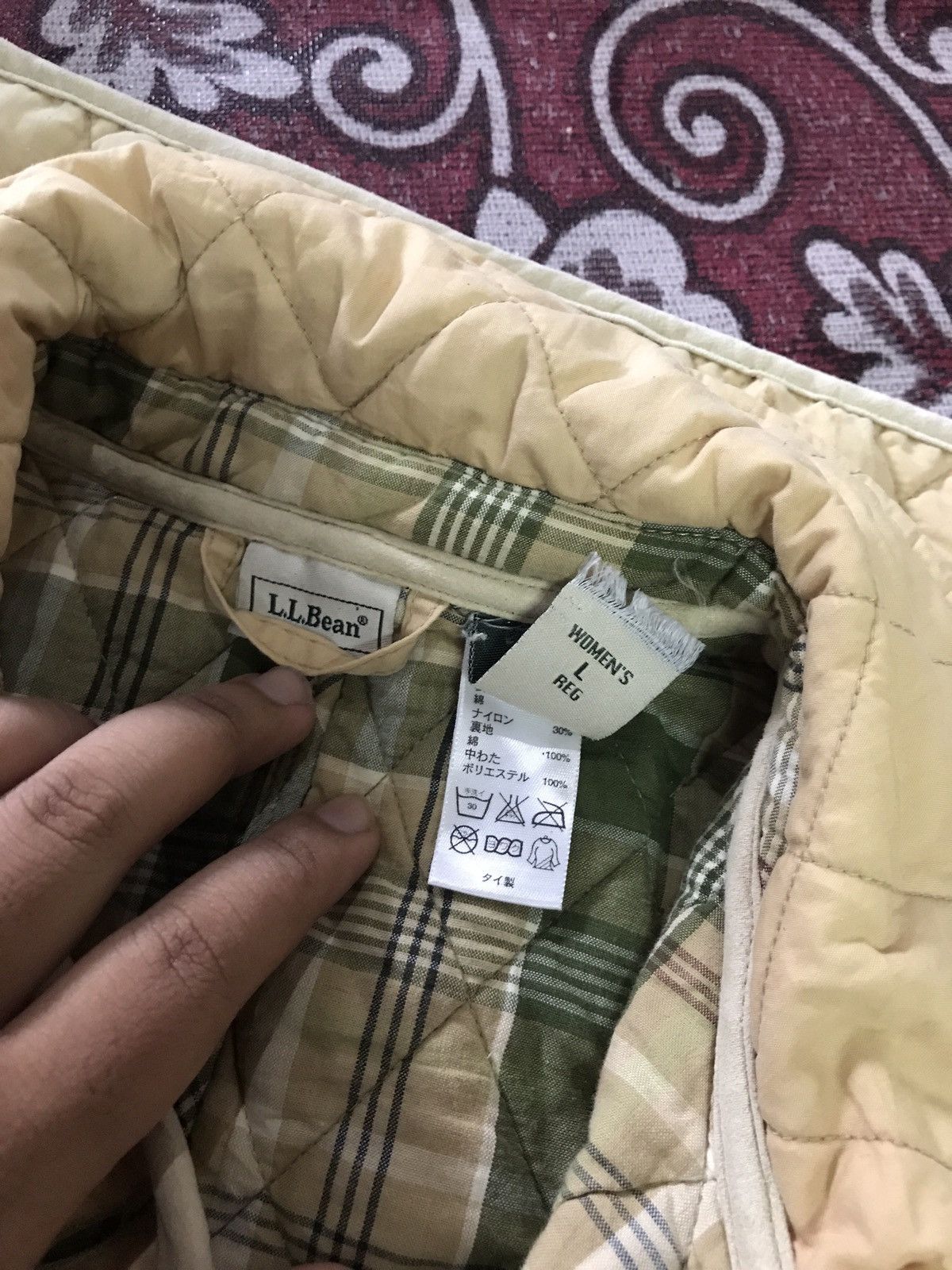Japanese Brand × L.L. Bean × Vintage 🔥Rare Vintage L.L.bean Quilted Sunfaded jaket🔥 Size US M / EU 48-50 / 2 - 6 Thumbnail