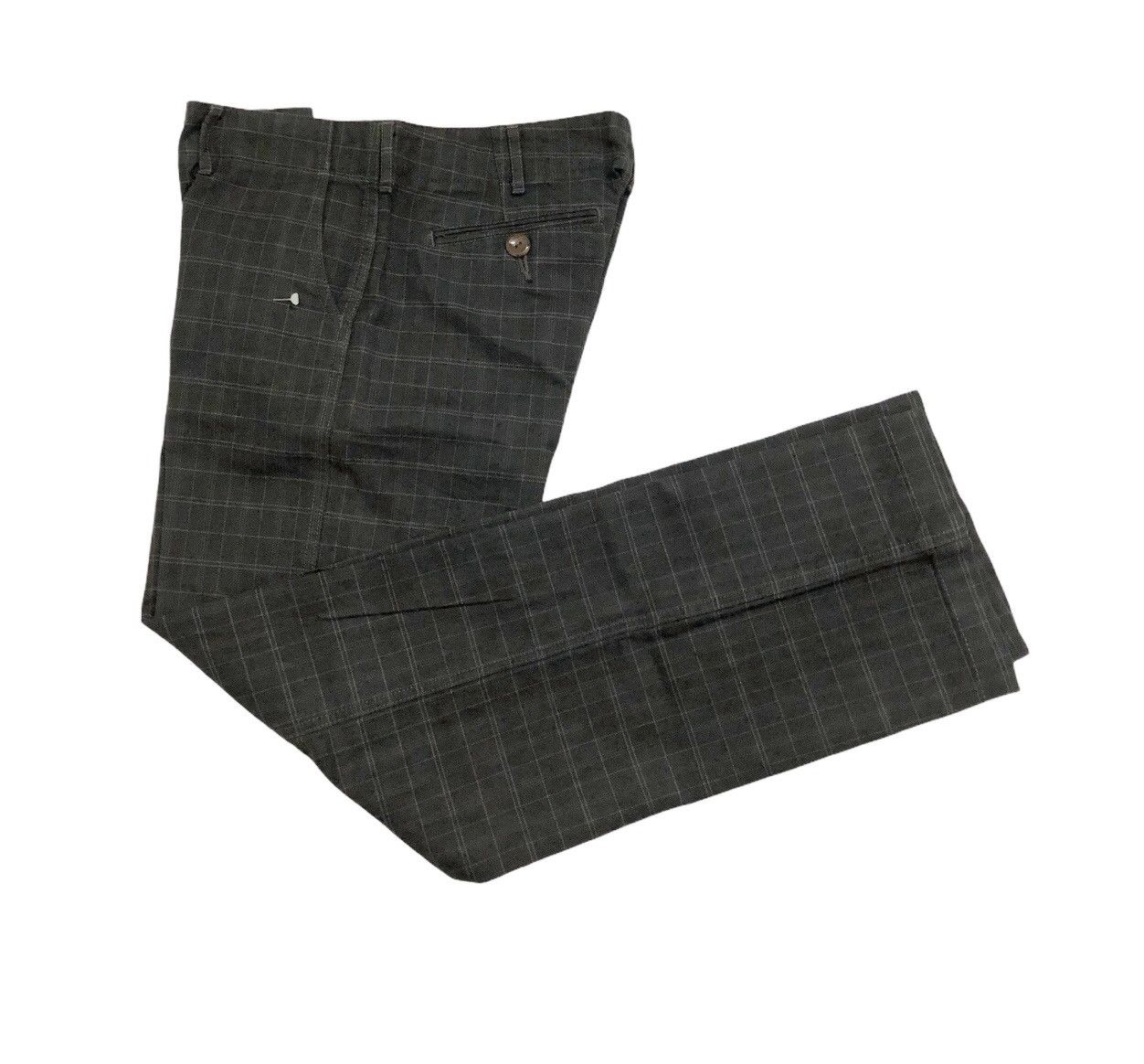 Johnbull 🔥 RARE 🔥 OG John Bull plaid black khakis pant Size US 31 - 10 Thumbnail