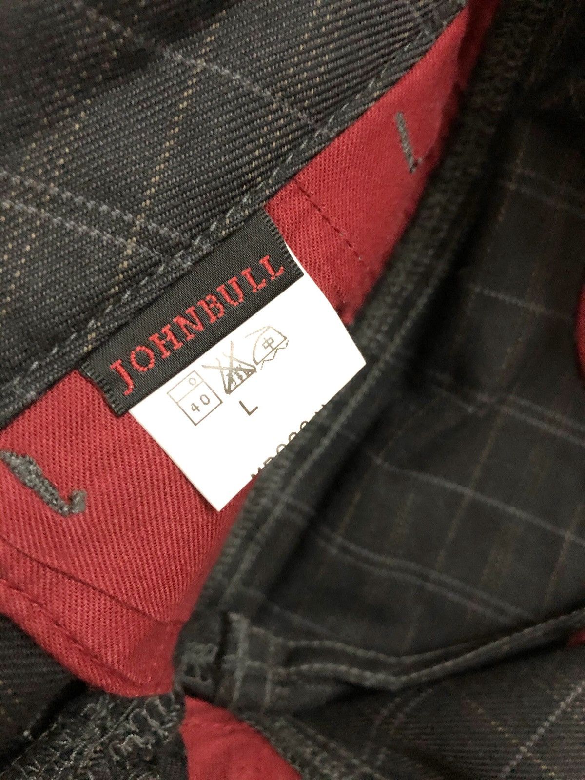 Johnbull 🔥 RARE 🔥 OG John Bull plaid black khakis pant Size US 31 - 15 Thumbnail