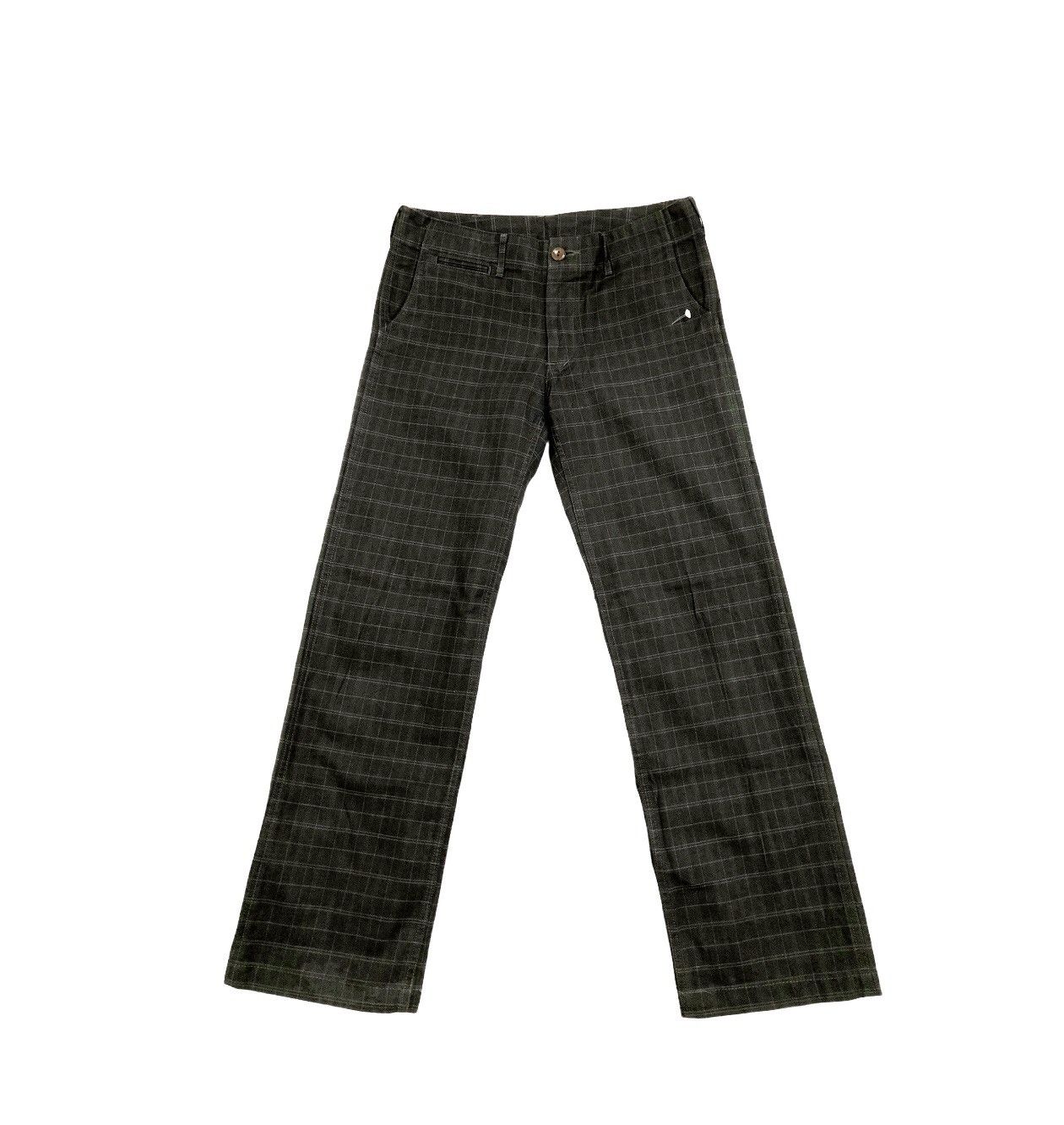Johnbull 🔥 RARE 🔥 OG John Bull plaid black khakis pant Size US 31 - 1 Thumbnail