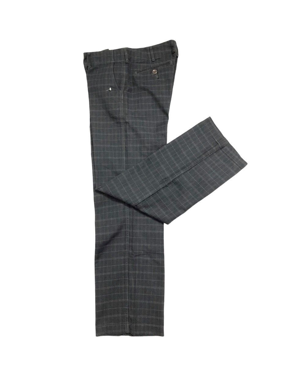 Johnbull 🔥 RARE 🔥 OG John Bull plaid black khakis pant Size US 31 - 9 Thumbnail