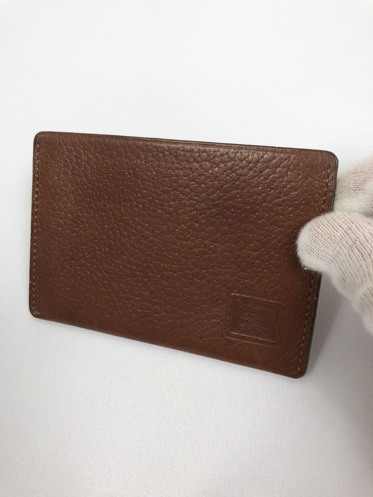 Burberry nova check card holder