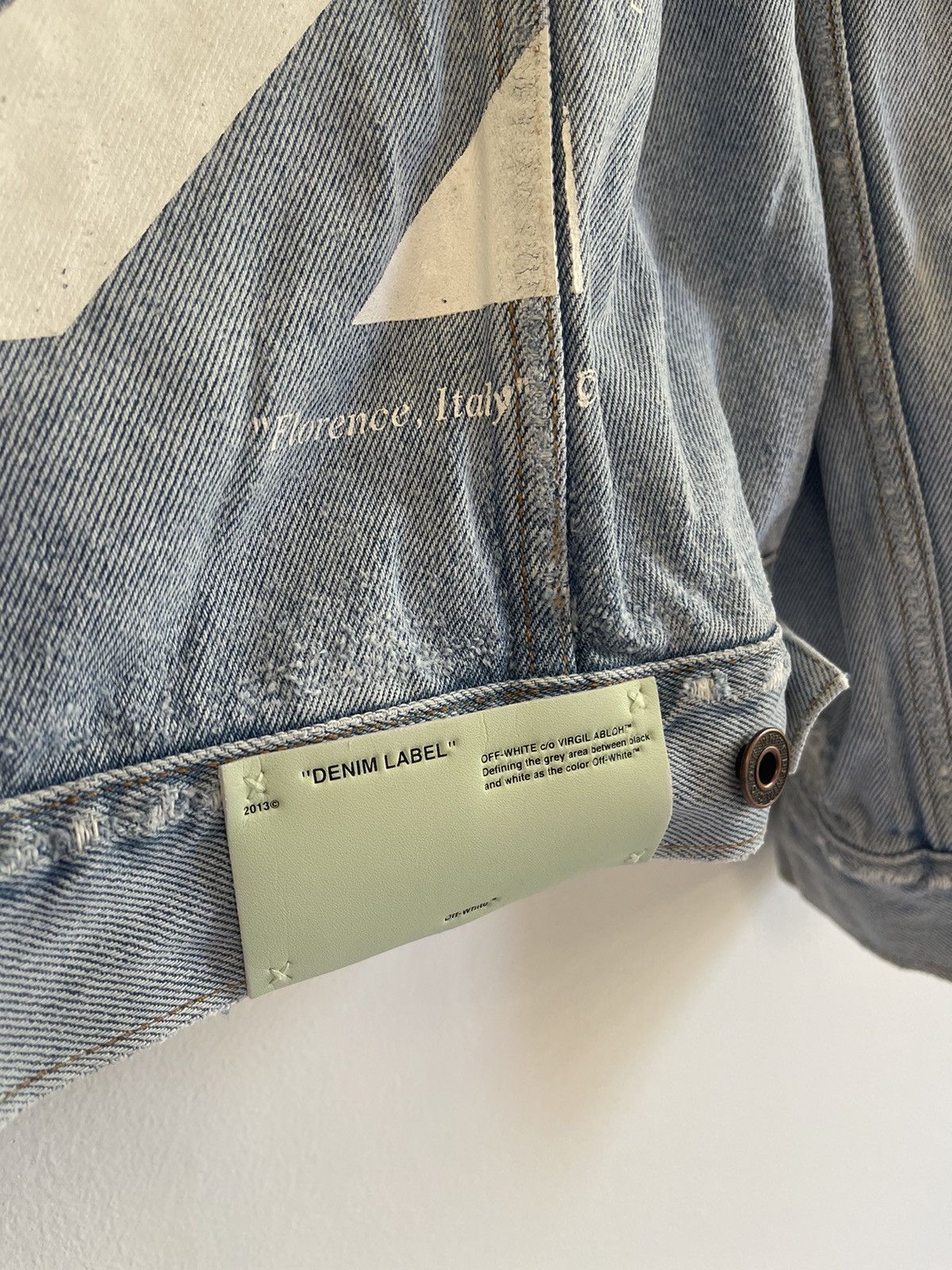 Off-White Off white temperature denim jacket Size US M / EU 48-50 / 2 - 10 Thumbnail