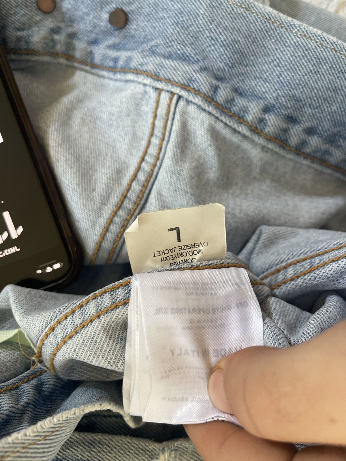 Off-White Off white temperature denim jacket Size US M / EU 48-50 / 2 - 17 Thumbnail